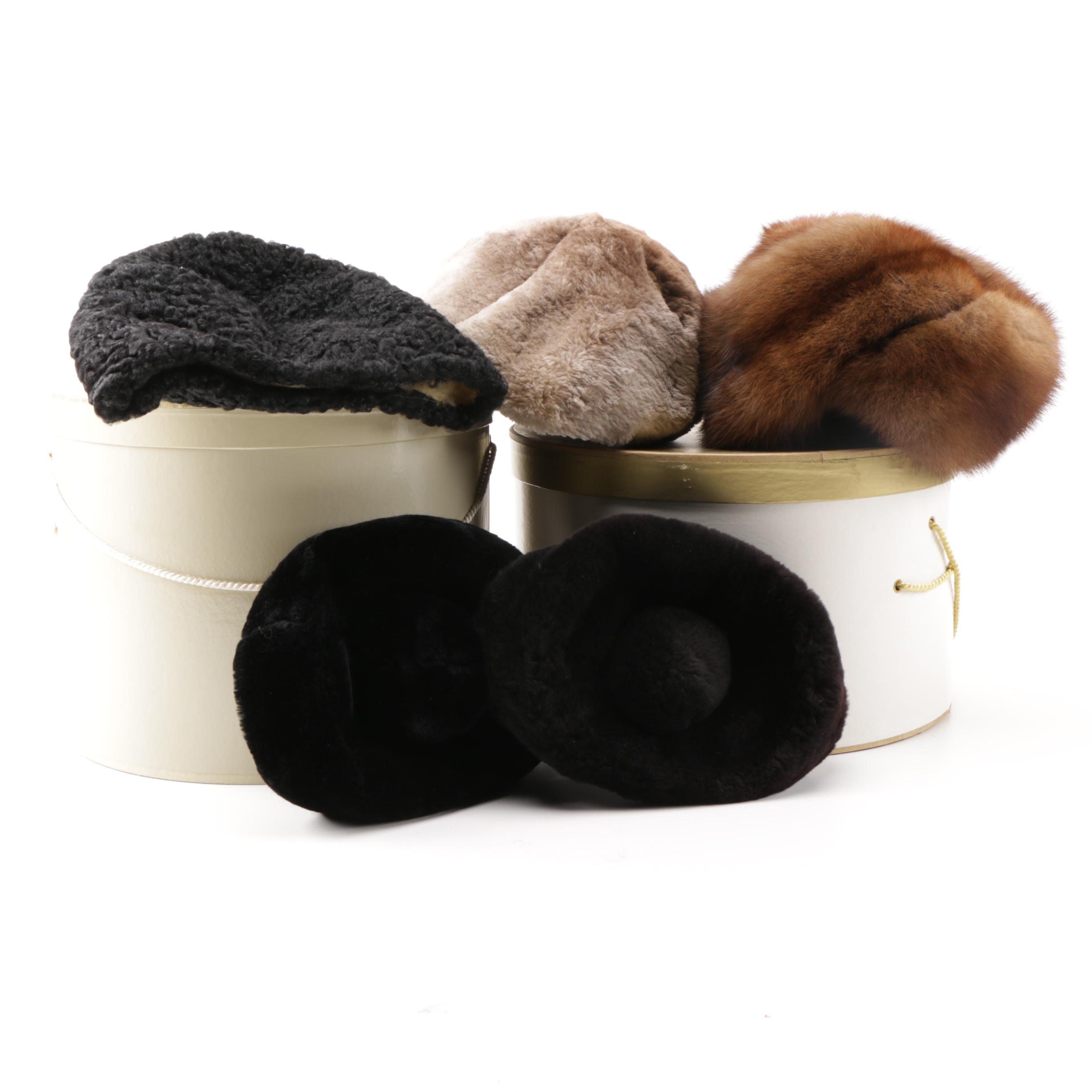 Vintage Fur Hats Including Irene of New York