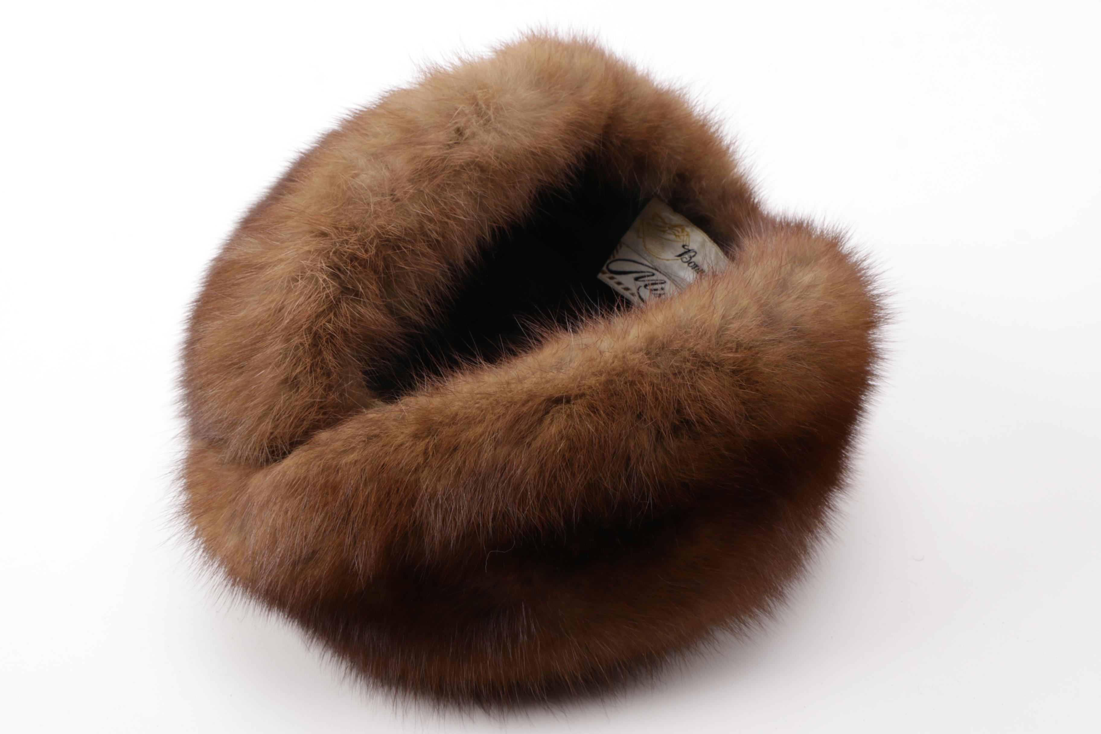 Vintage Fur Hats Including Irene of New York
