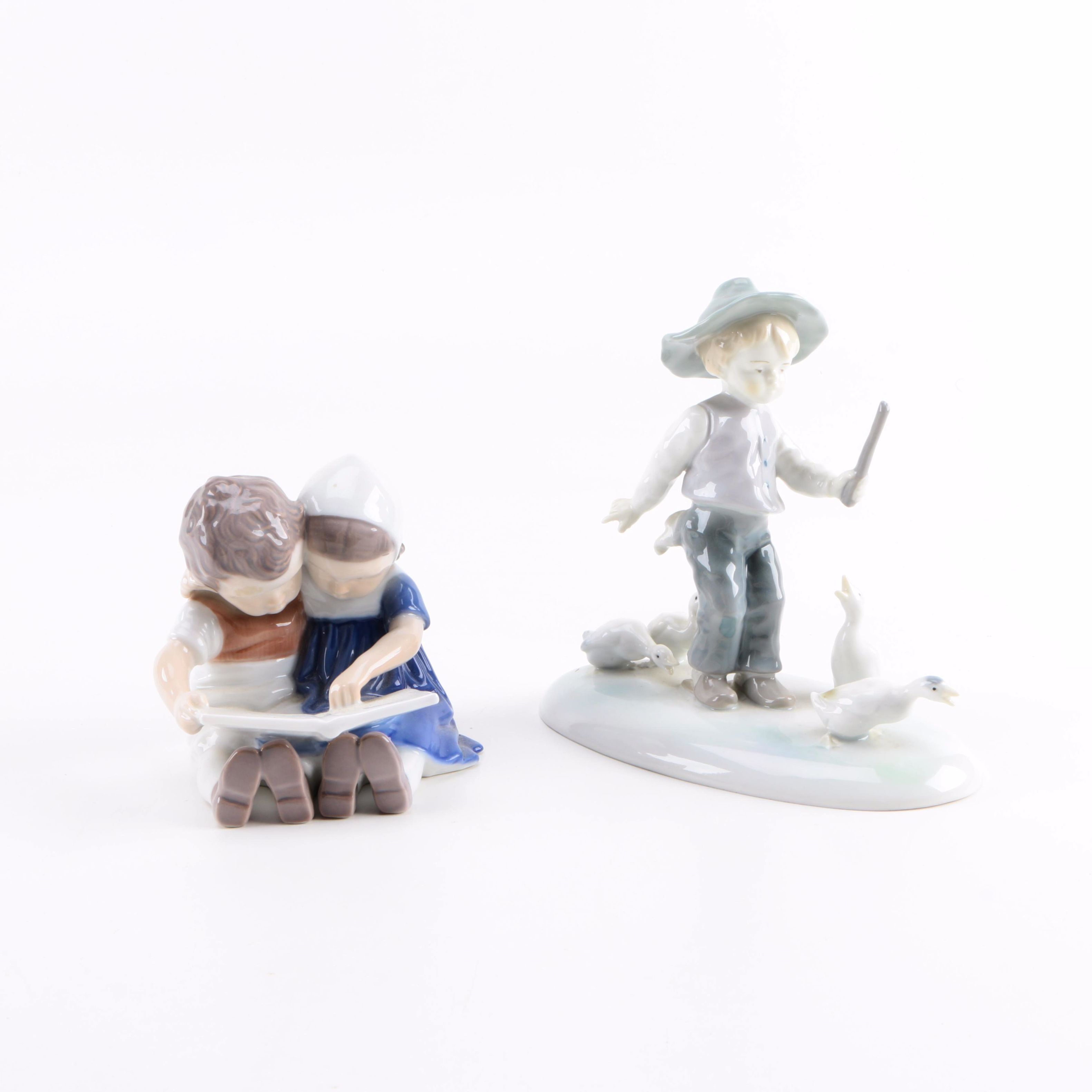 Vintage German and Dutch Porcelain Figurines
