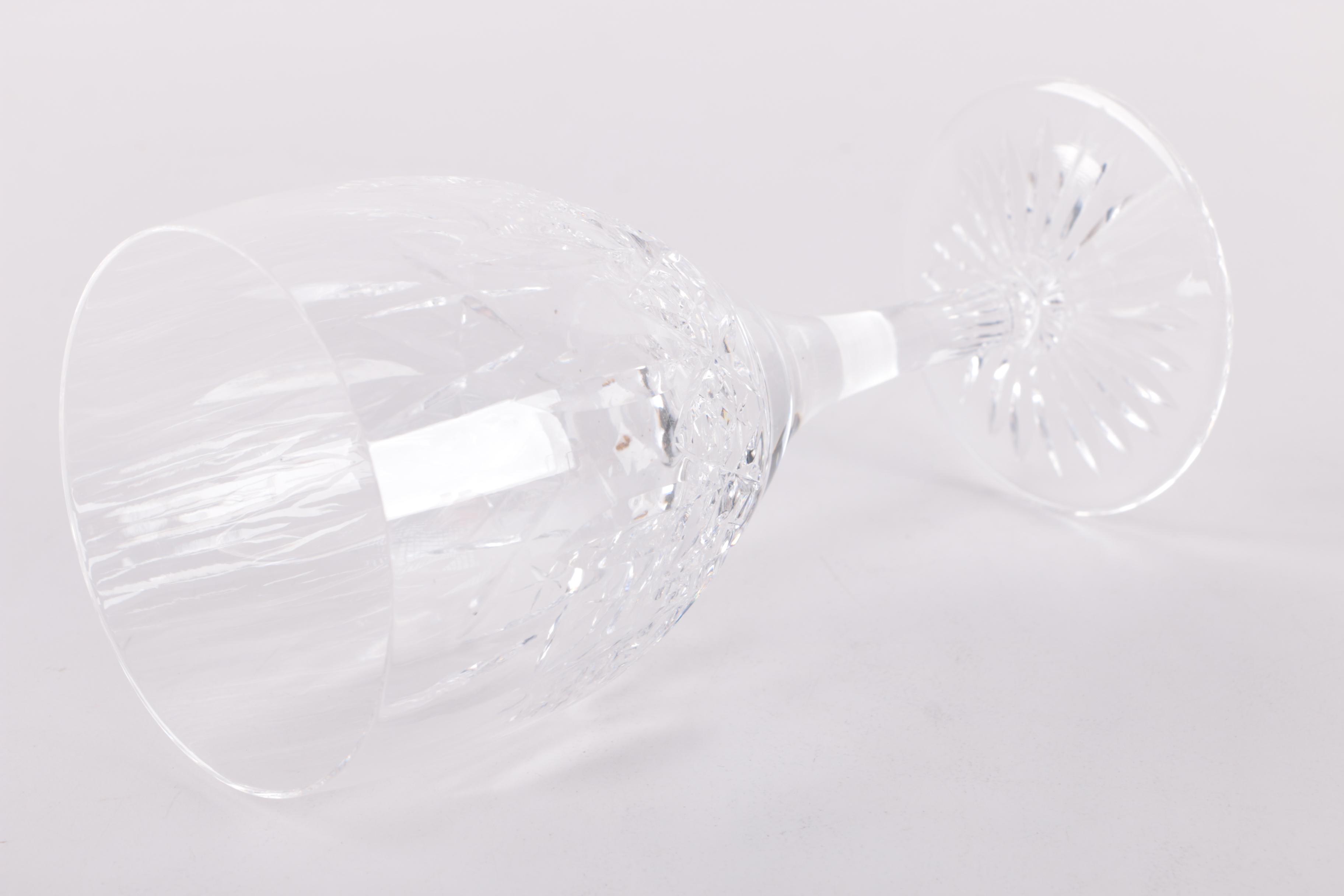 Eight Stuart Crystal, "Glencoe" Pattern Wine Glasses