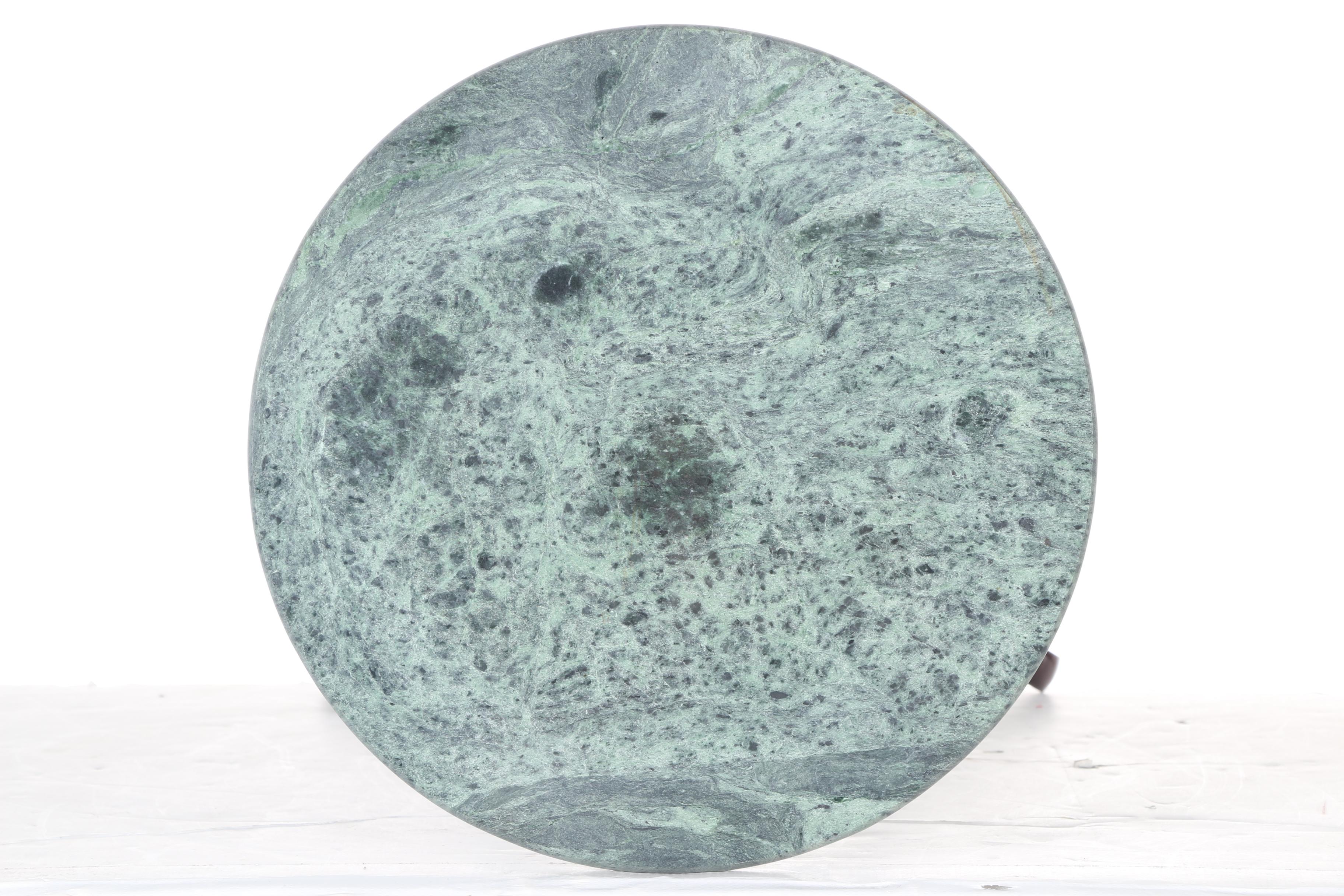 Green Marble Top Side Tables