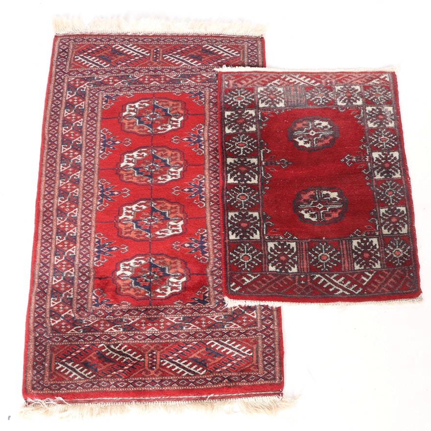 Hand-Knotted Bokhara Accent Rugs
