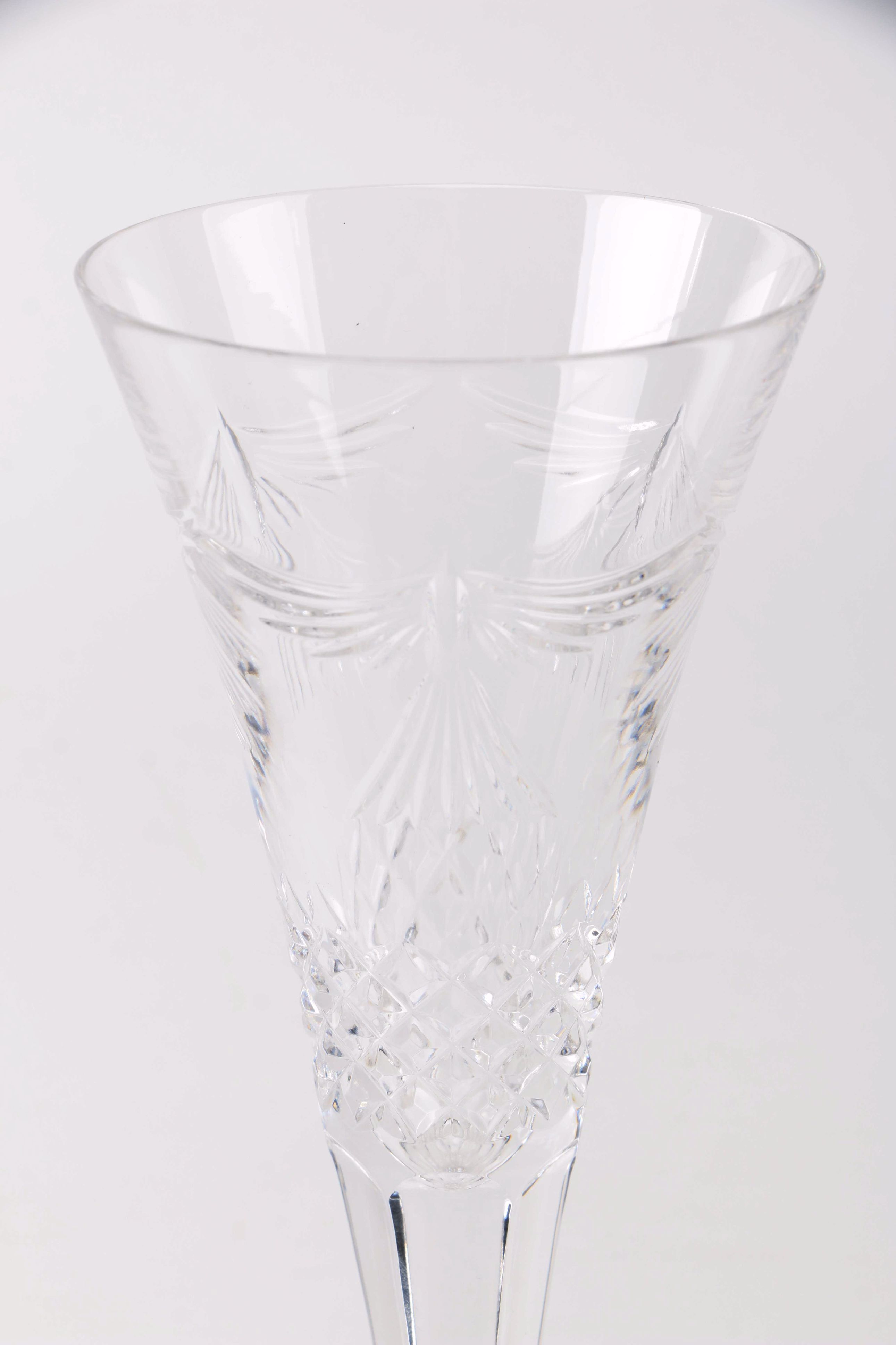 Pair of Waterford Crystal "Peace"  Toasting Flutes