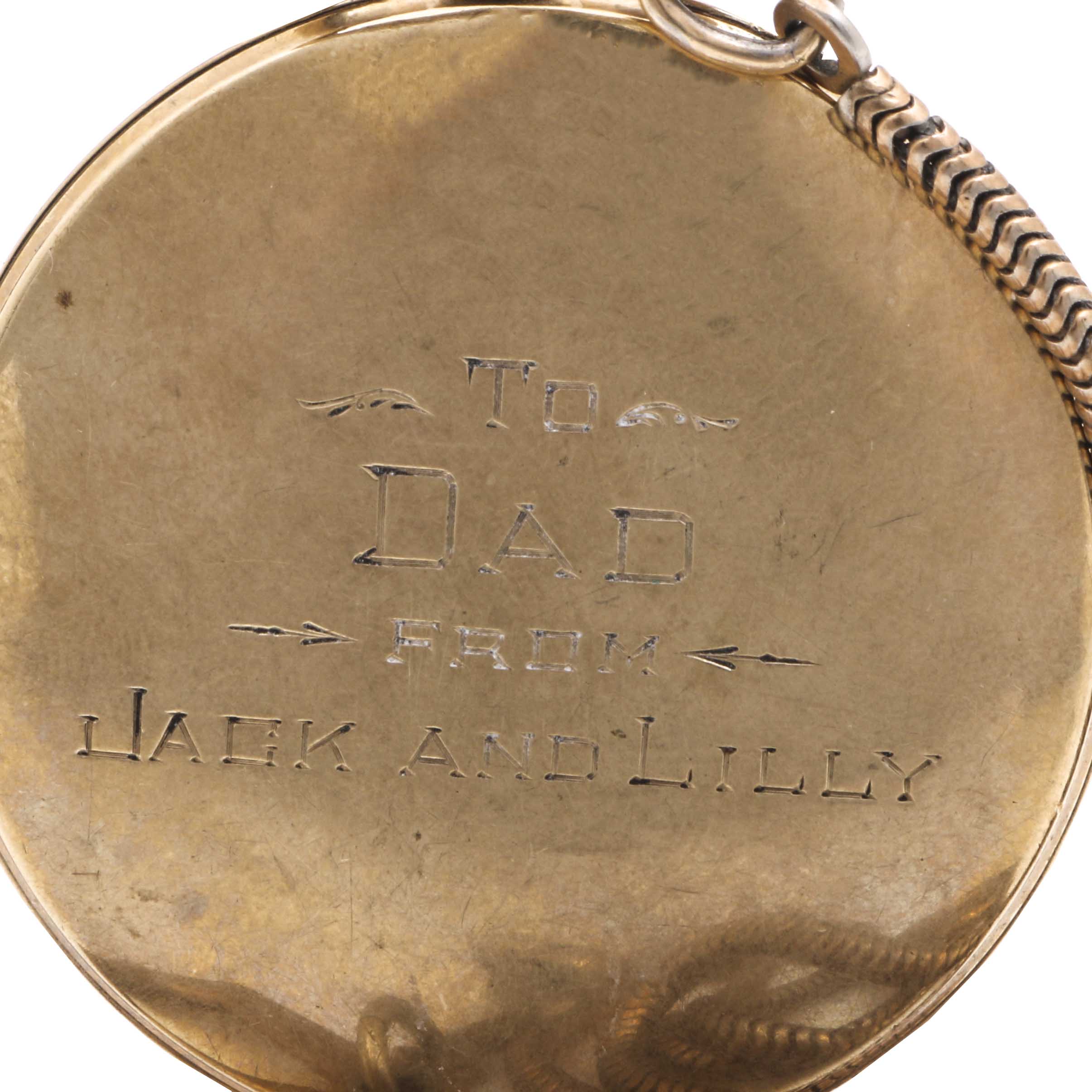 Vintage Elgin Open Face Pocket Watch