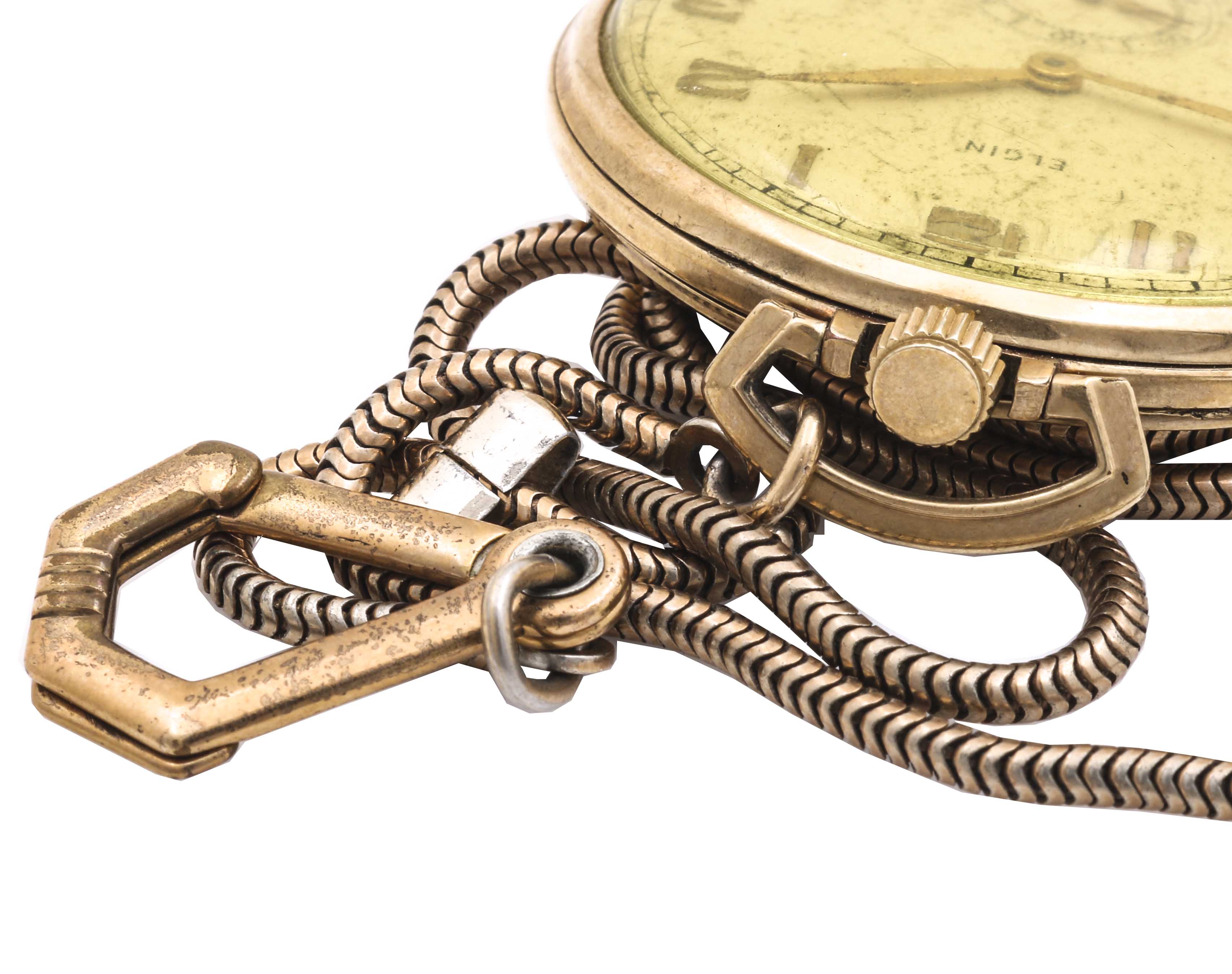 Vintage Elgin Open Face Pocket Watch