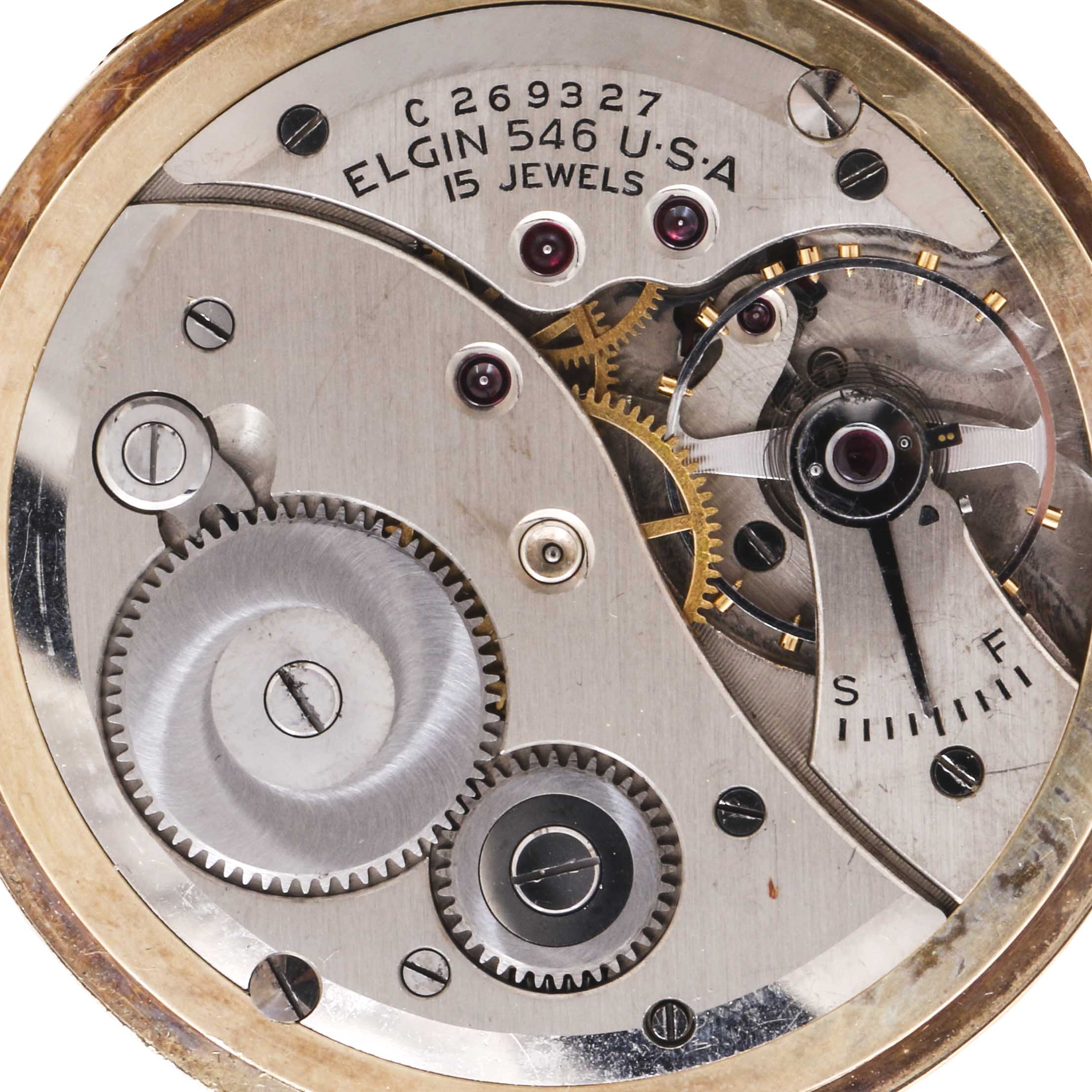 Vintage Elgin Open Face Pocket Watch