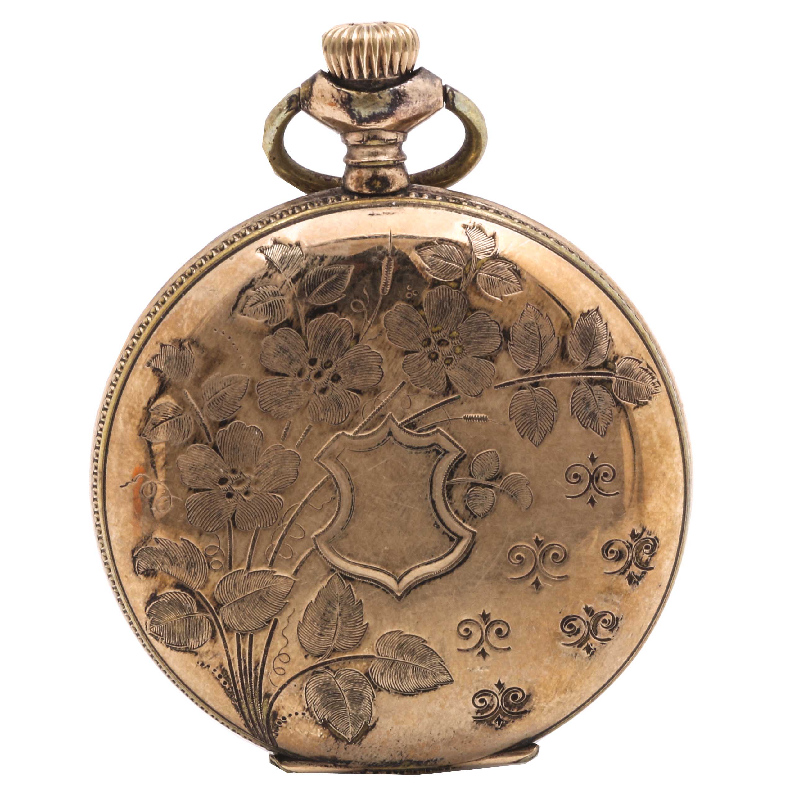 Antique Waltham Gold Filled Hunter Pocket Watch