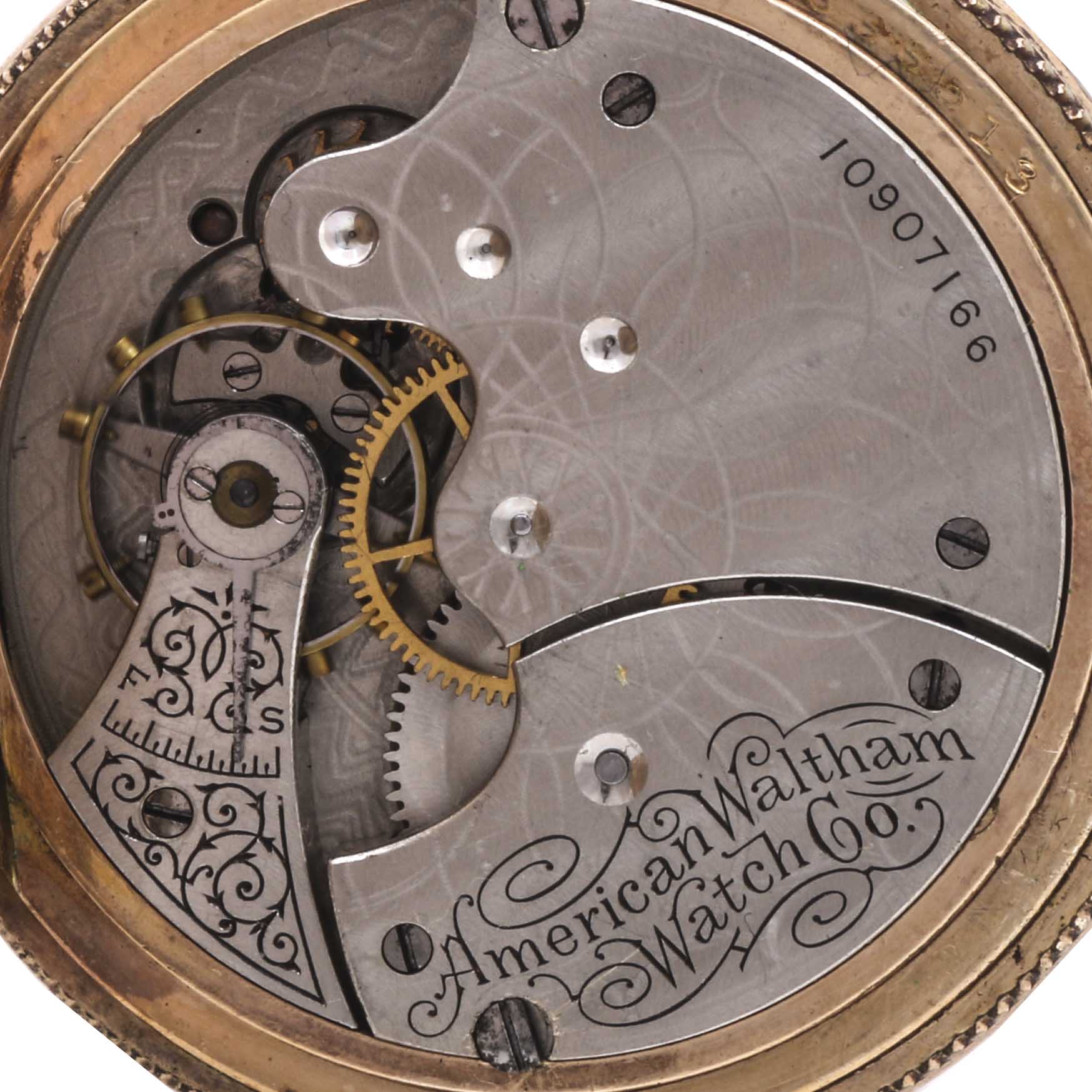 Antique Waltham Gold Filled Hunter Pocket Watch