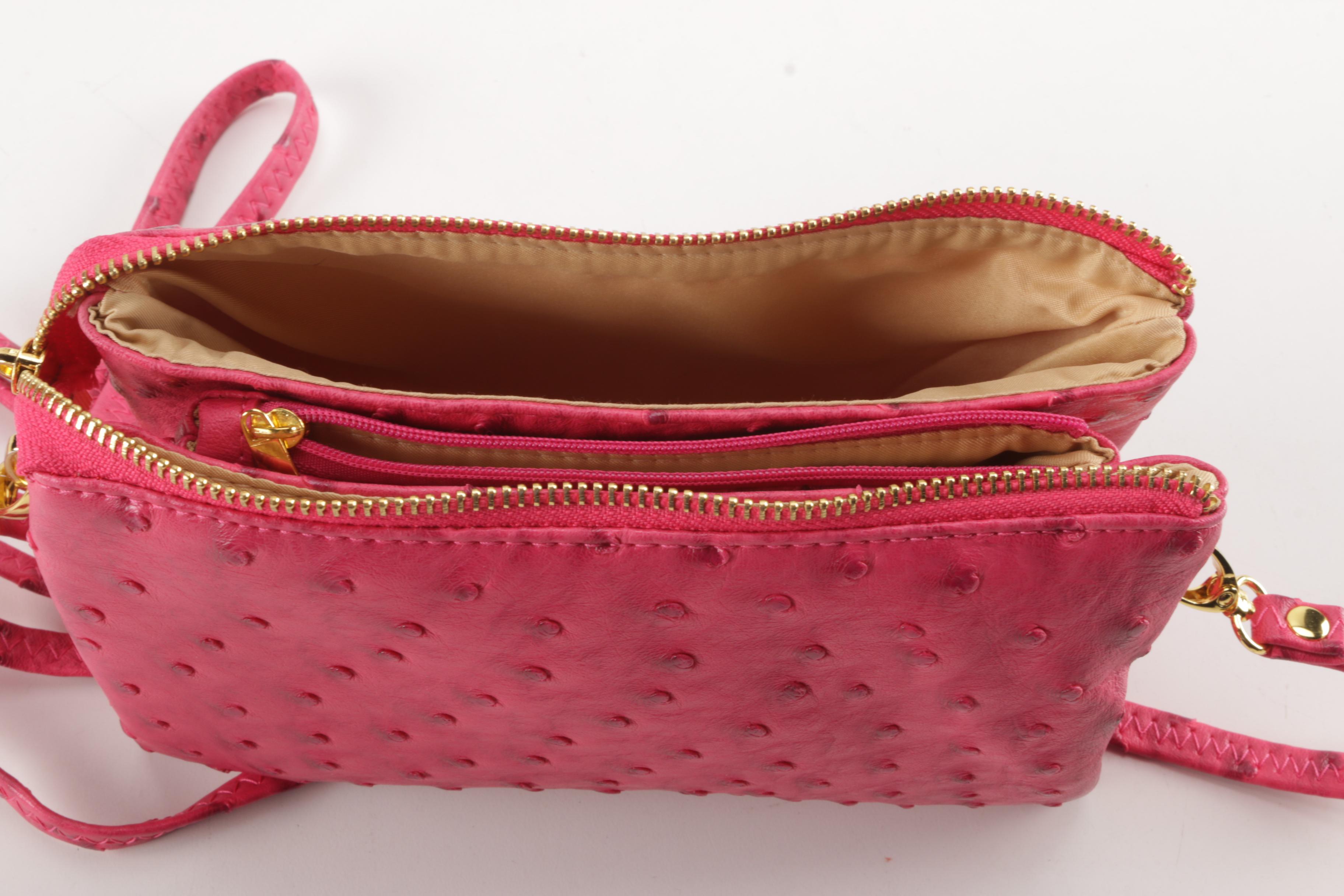 Leather and Woven Crossbody Handbags Including Bolzano