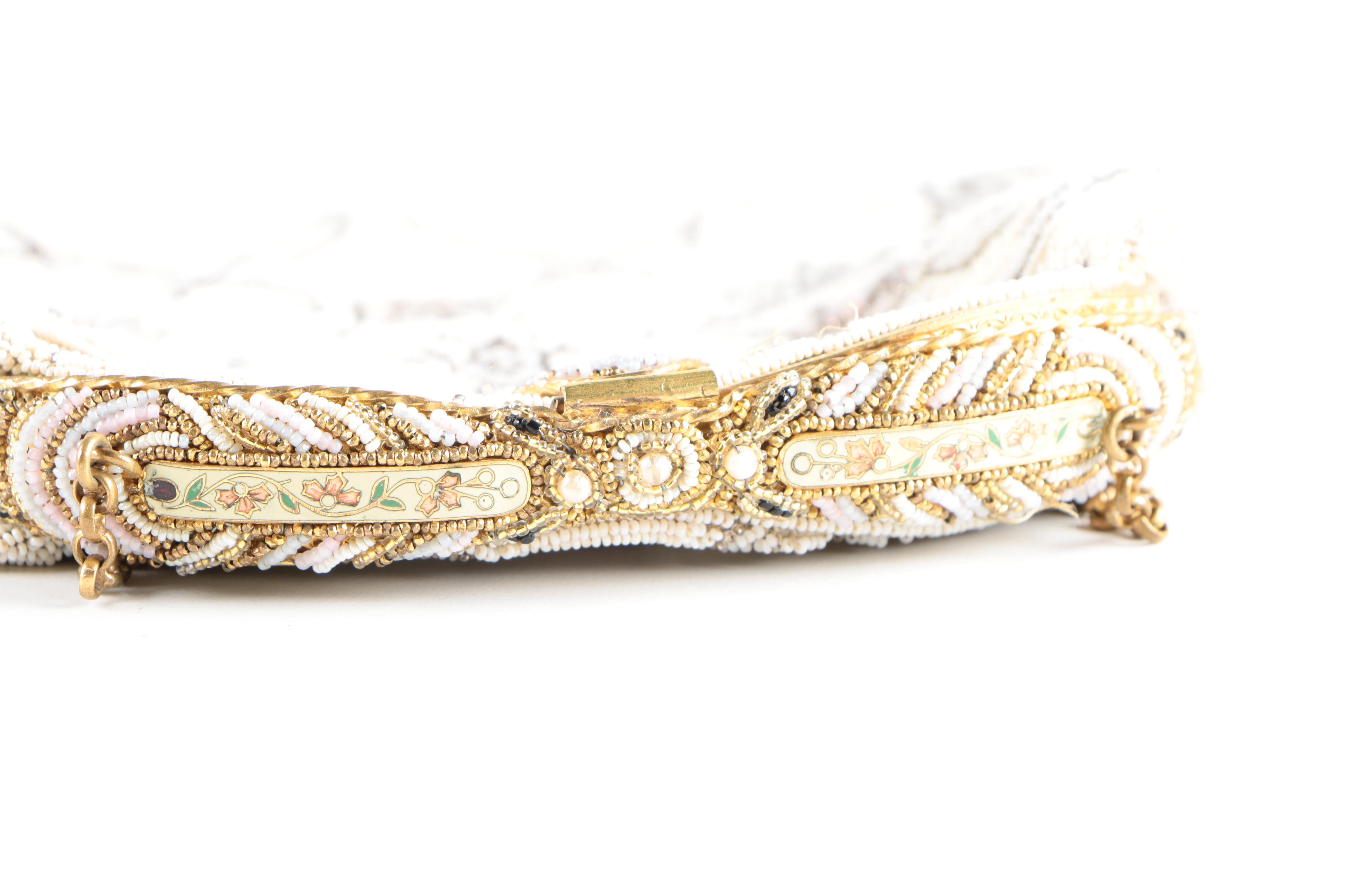 Vintage Purse and Accessories Including Handkerchiefs