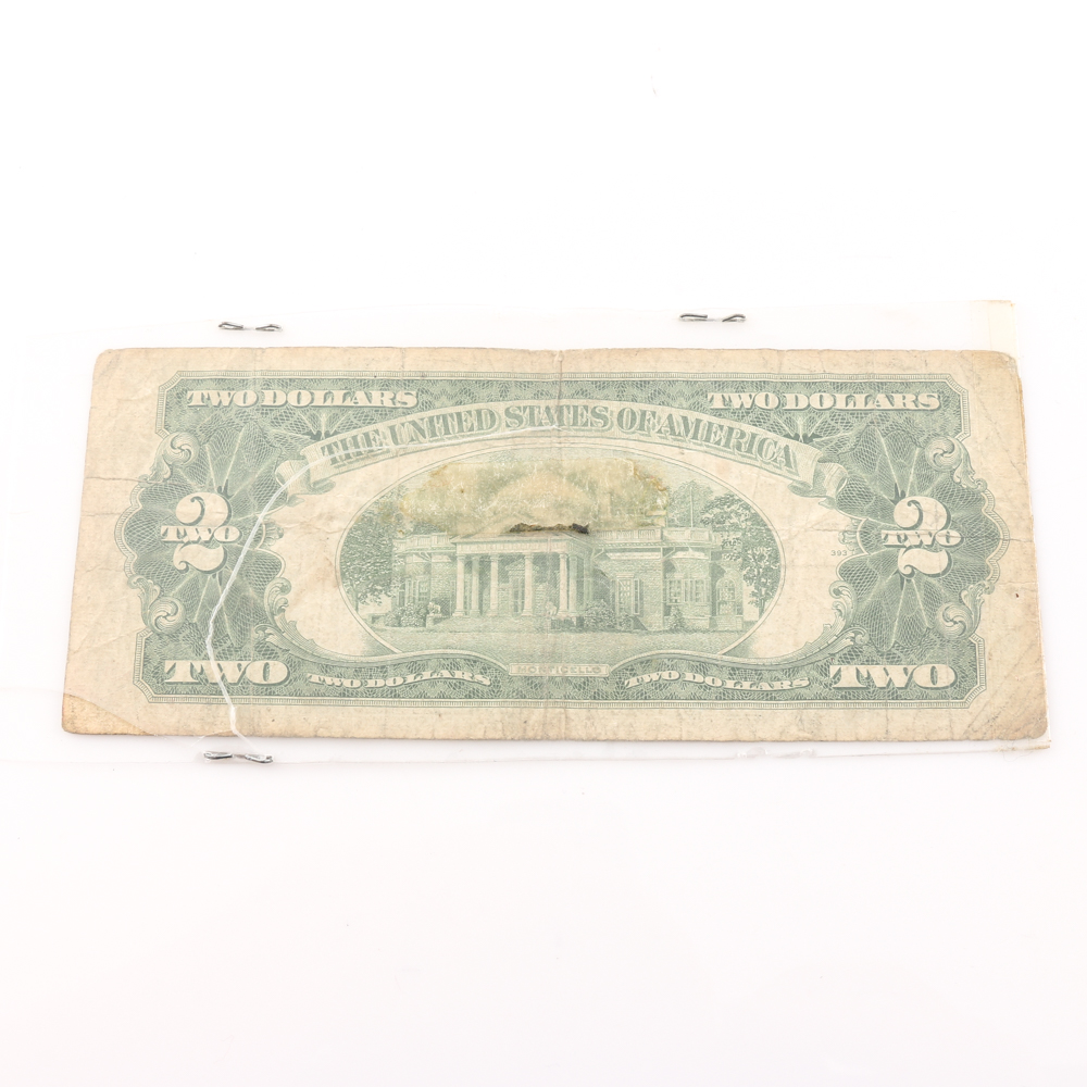 Group of Four U.S. Currency Notes