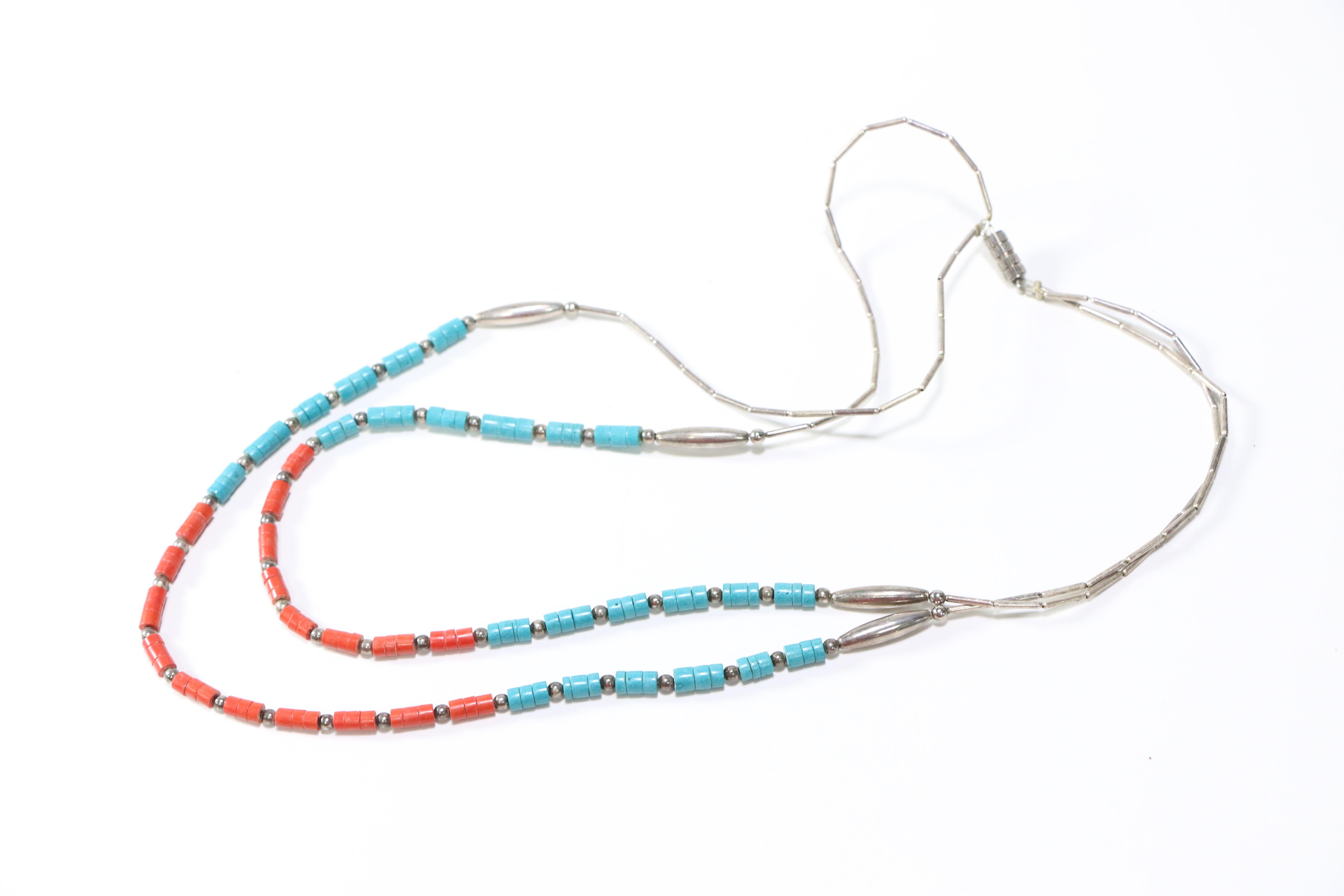 Beaded Necklaces Including Turquoise