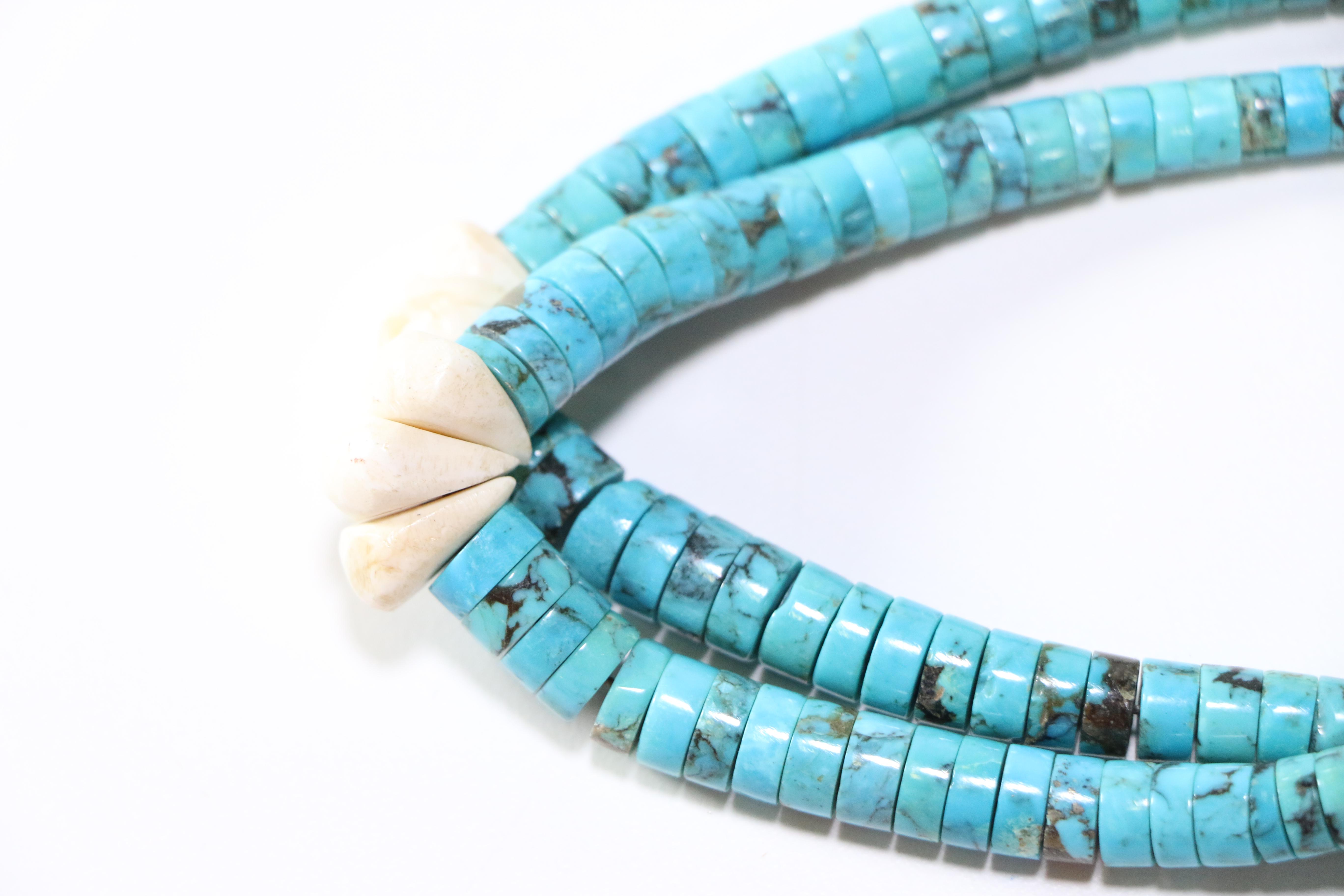 Beaded Necklaces Including Turquoise