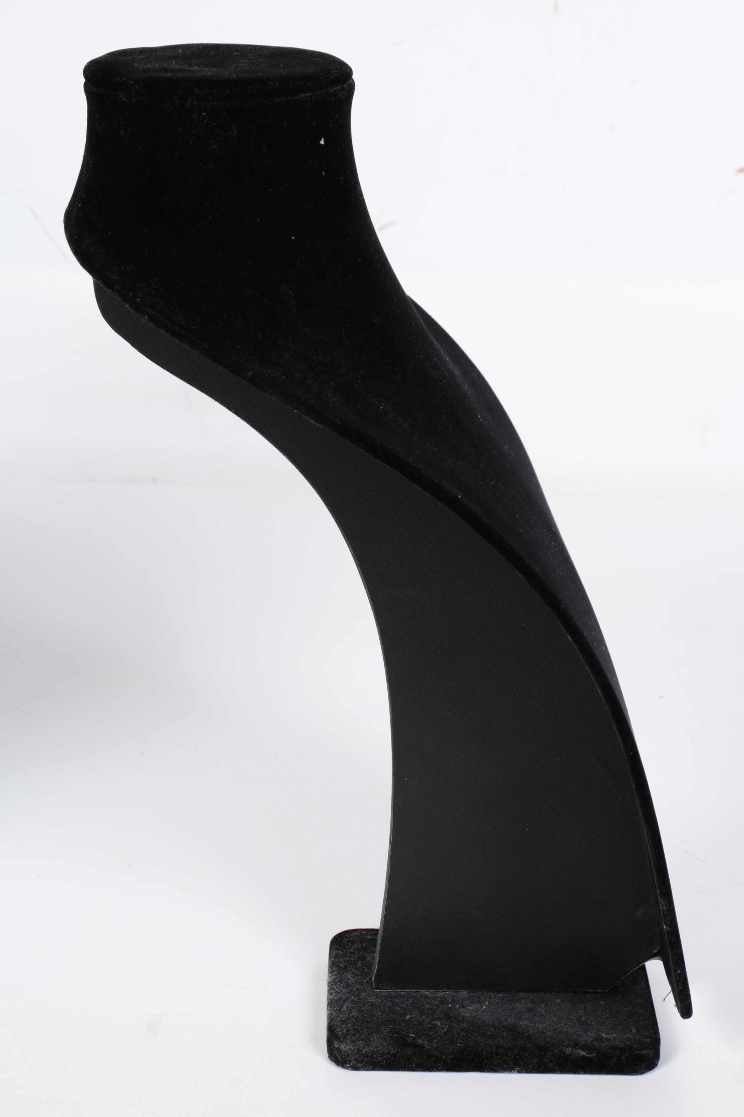 Assorted Black Velvet Necklace Displays and Ring Display