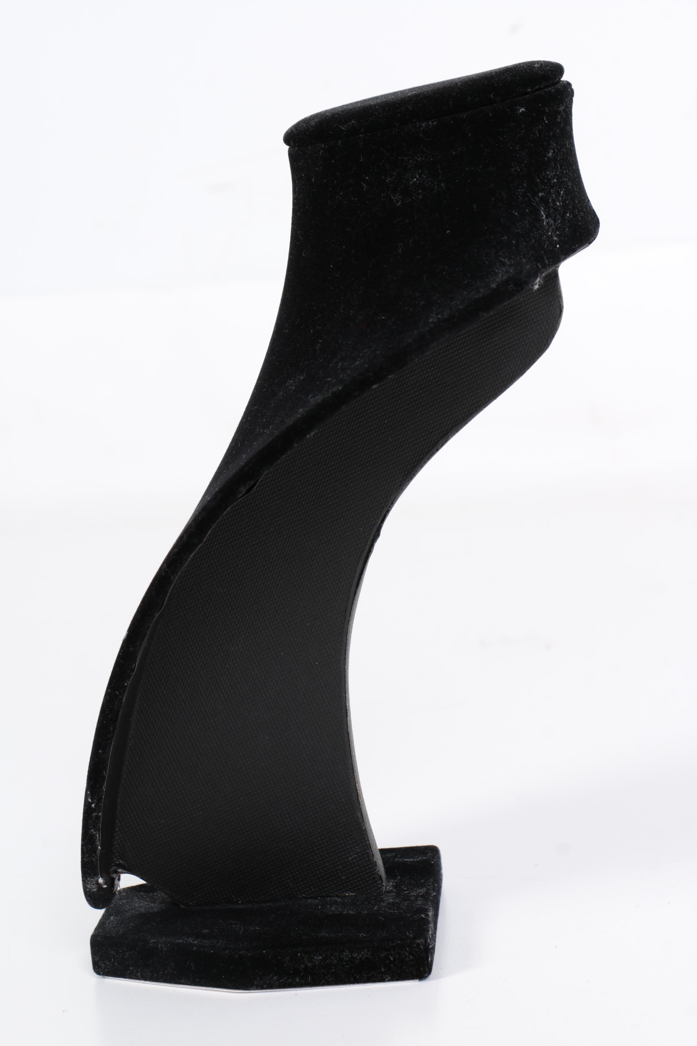 Assorted Black Velvet Necklace Displays and Ring Display