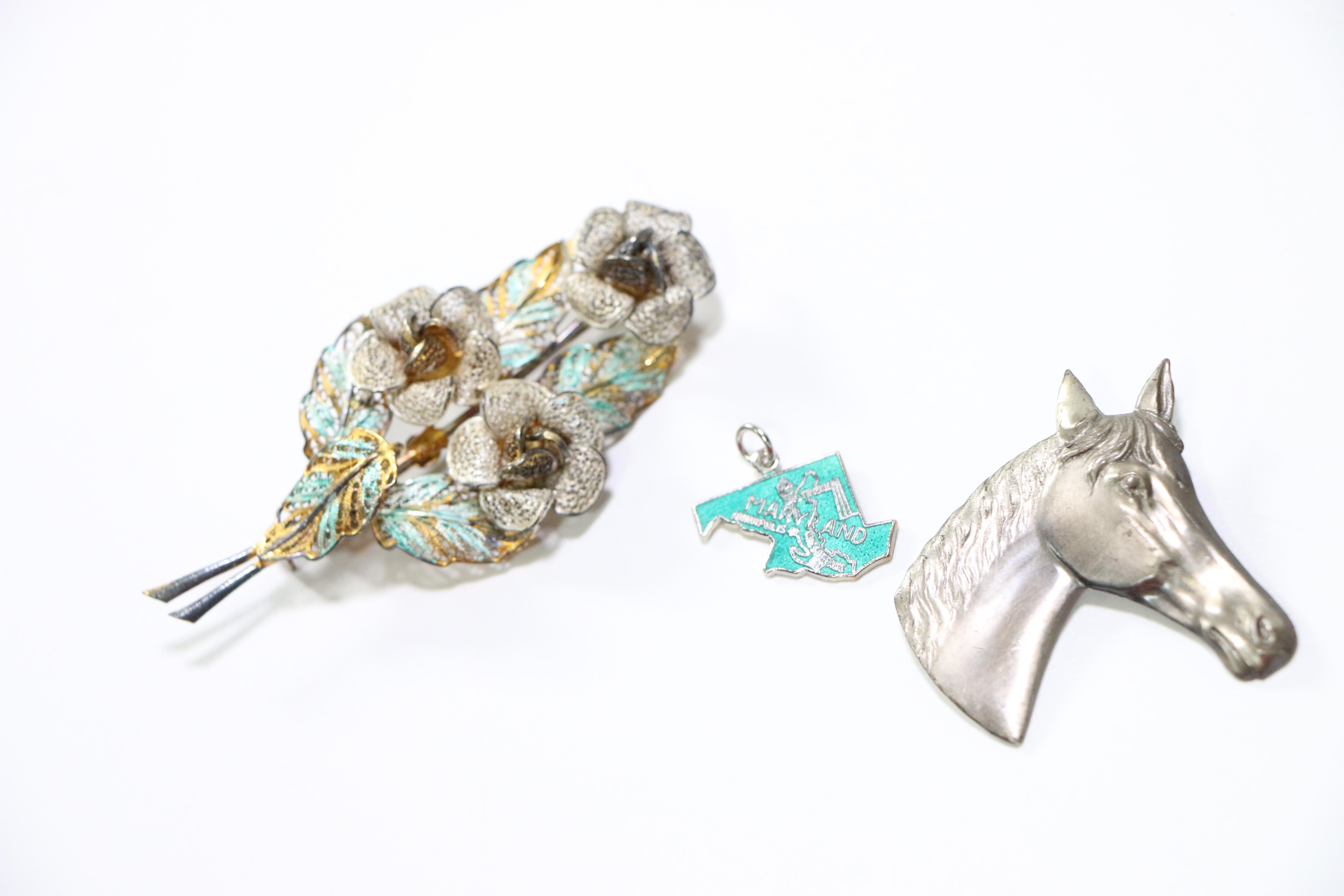 Assorted Sterling Silver and 800 Silver Jewelry