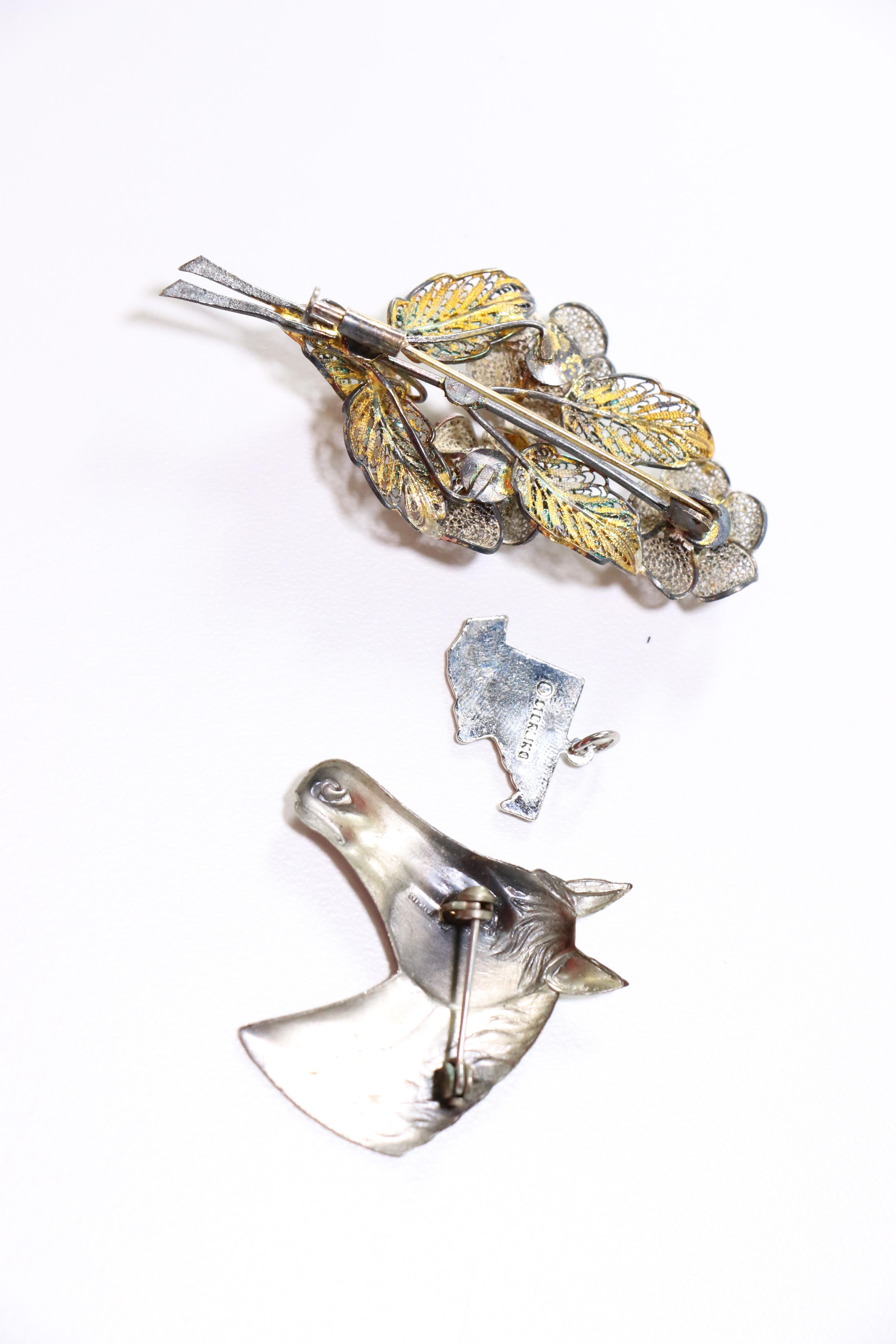 Assorted Sterling Silver and 800 Silver Jewelry