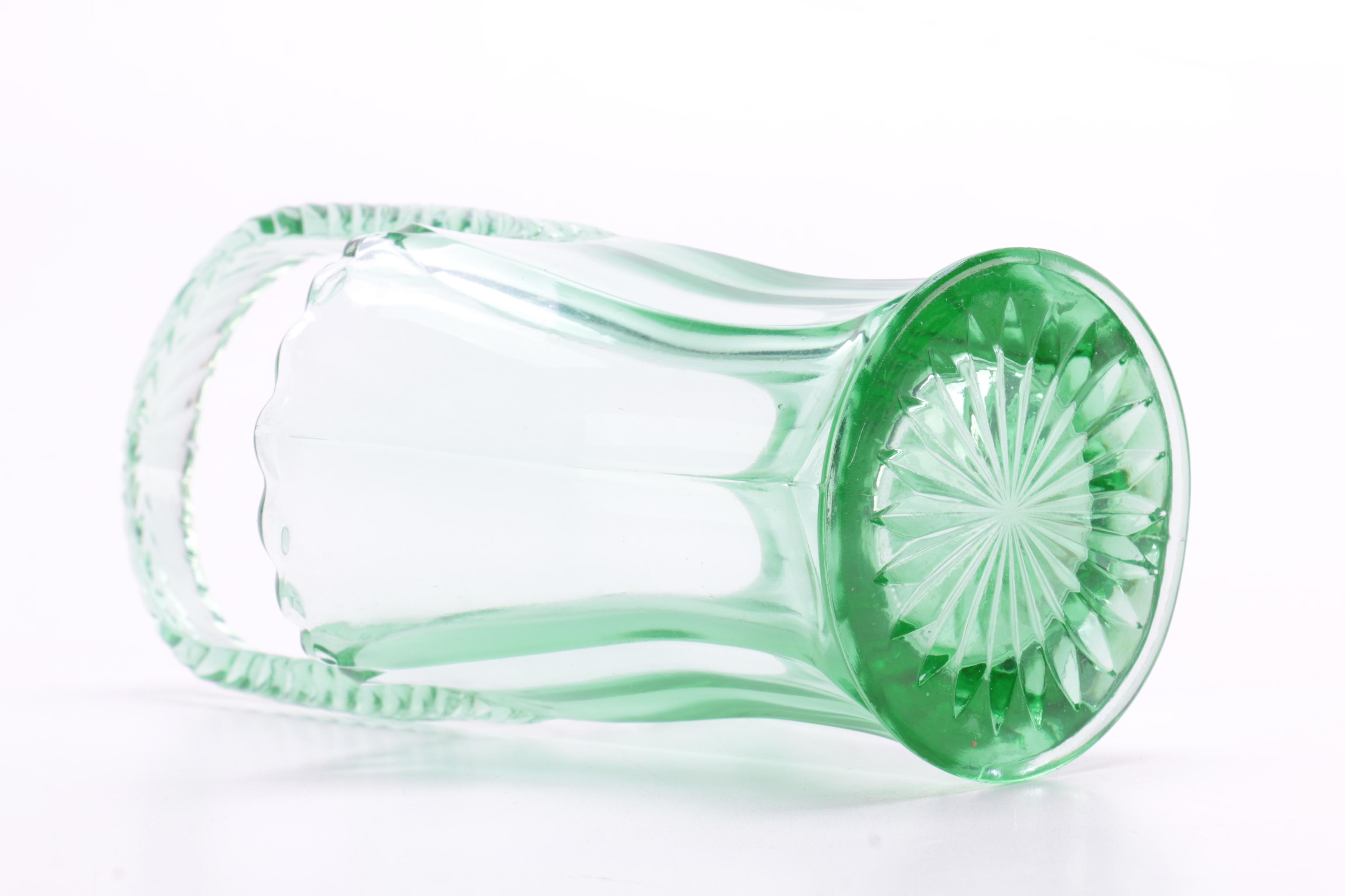 Green Glass Home Decor and Tableware