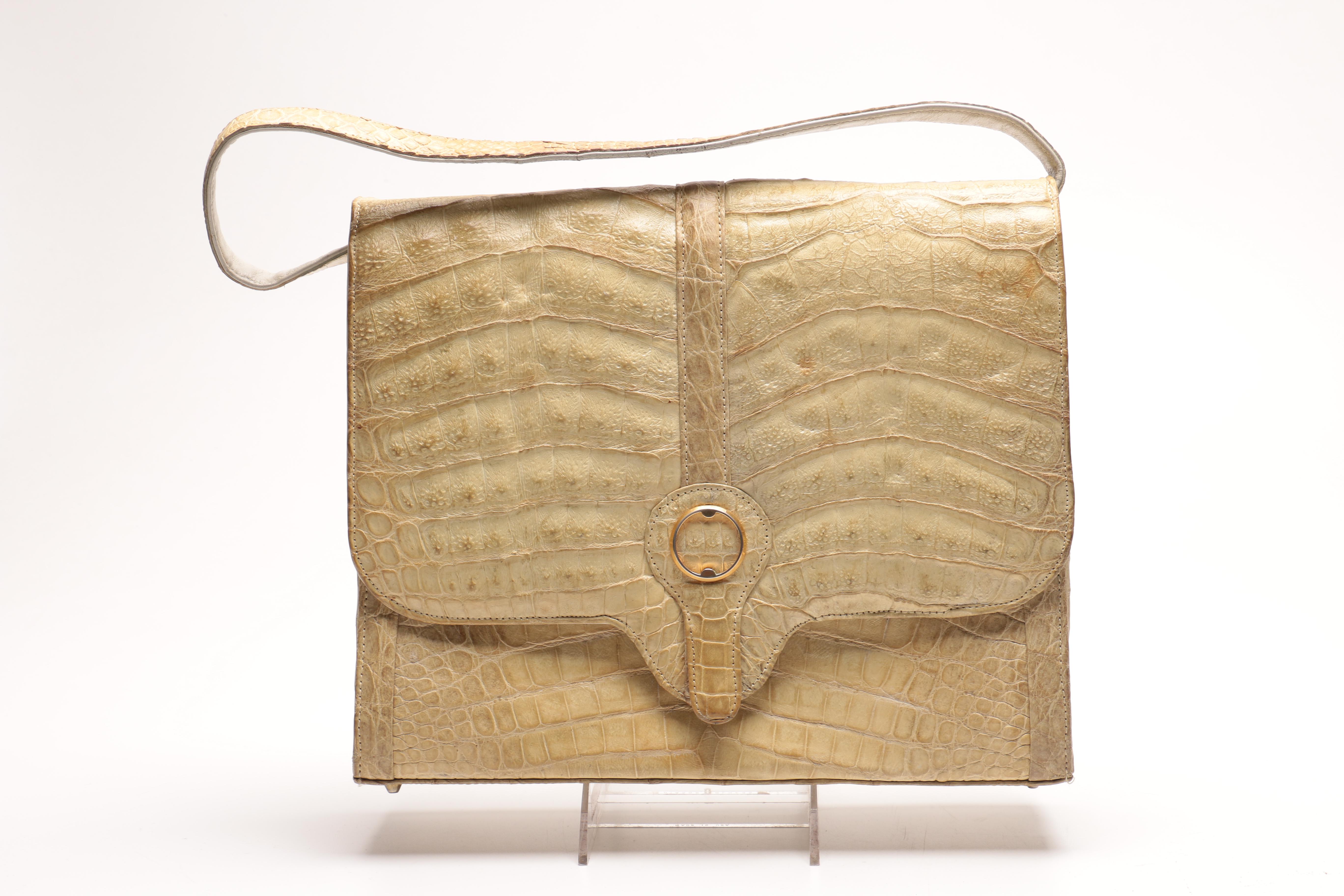 Vintage Crocodile and Alligator Style Handbags