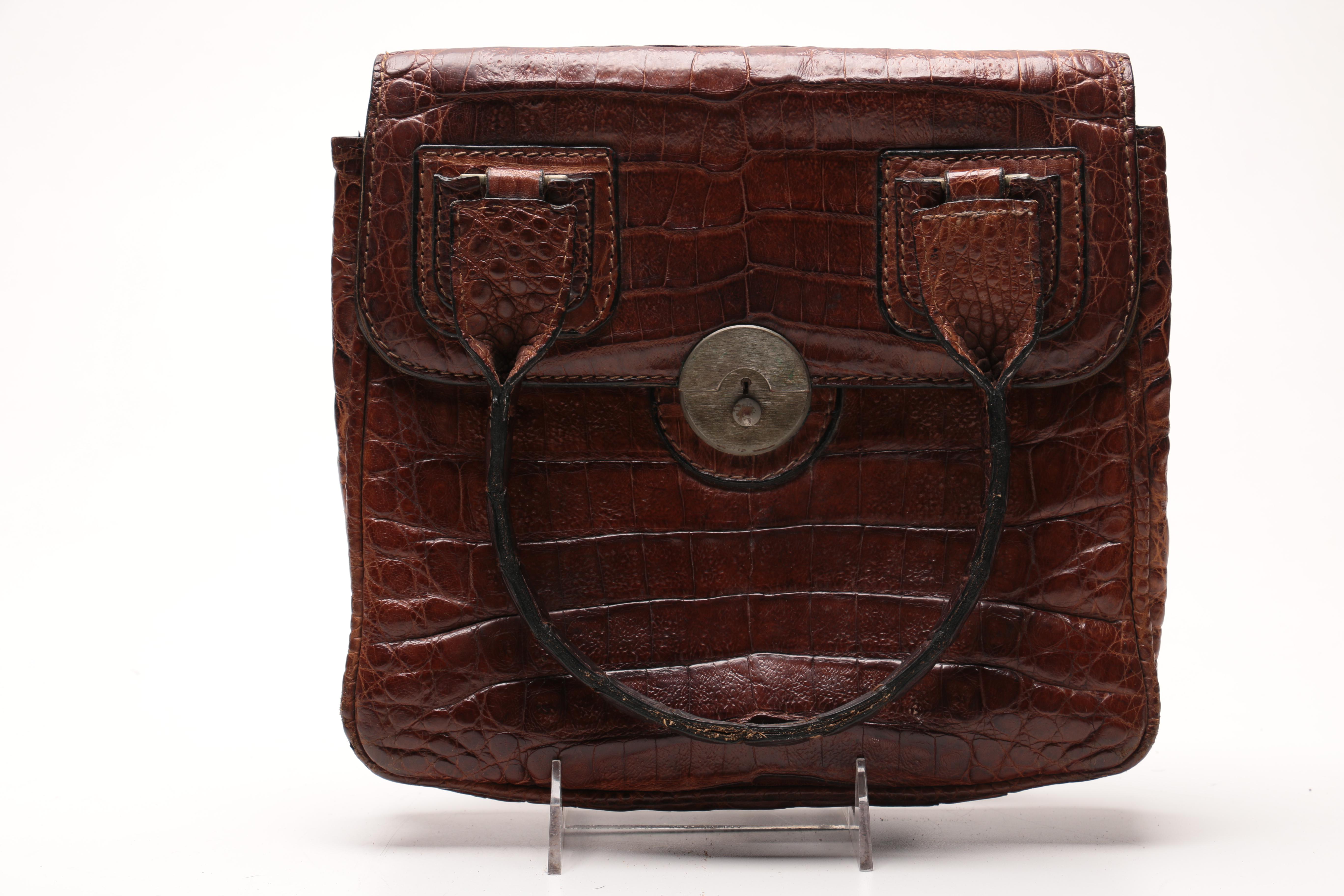 Vintage Crocodile and Alligator Style Handbags