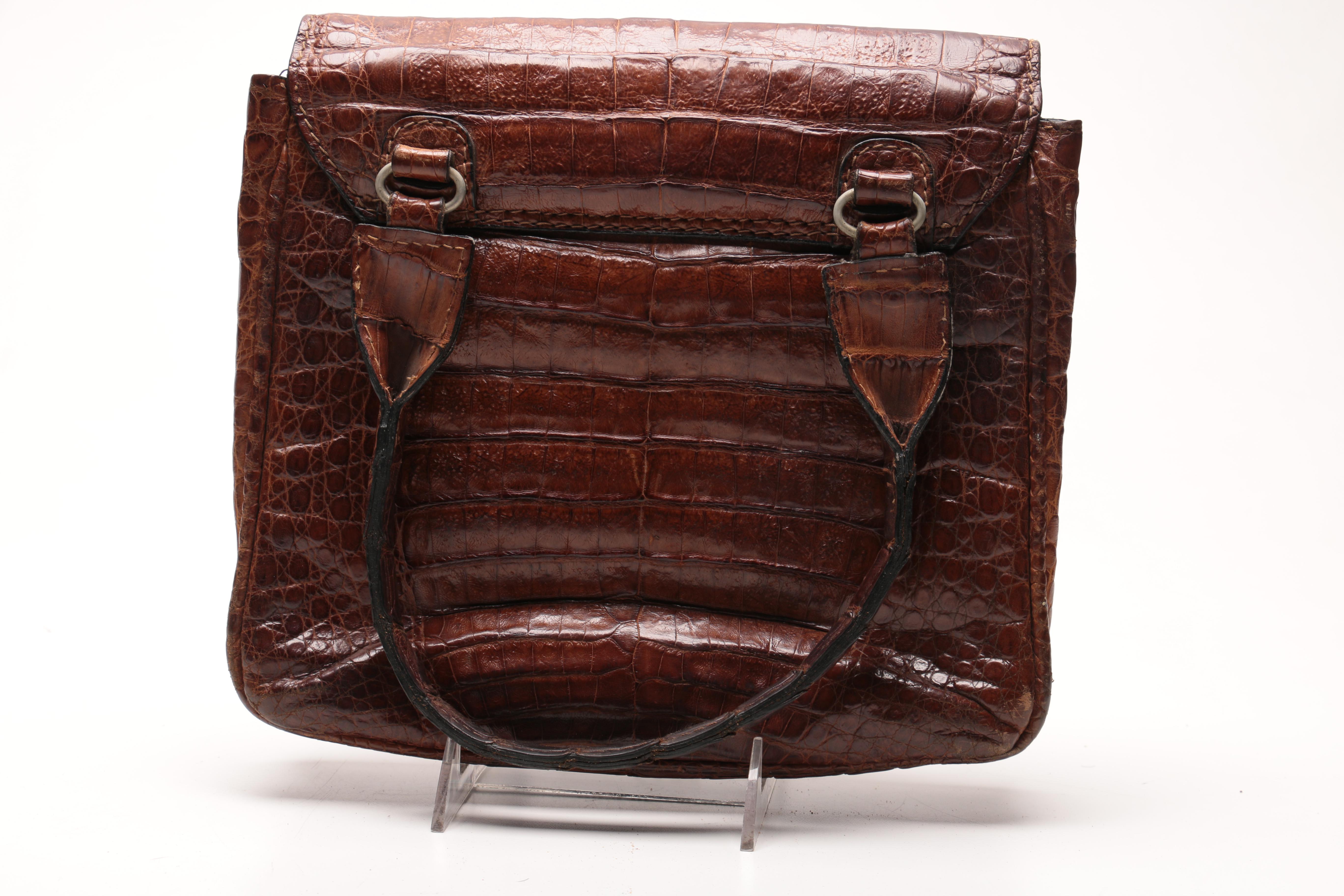 Vintage Crocodile and Alligator Style Handbags
