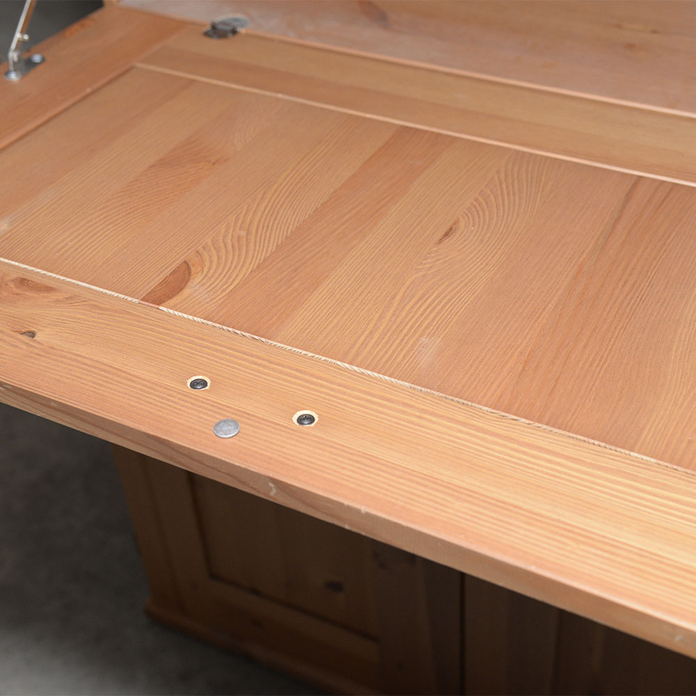 Pine Fall-Front Secretary Bookshelf