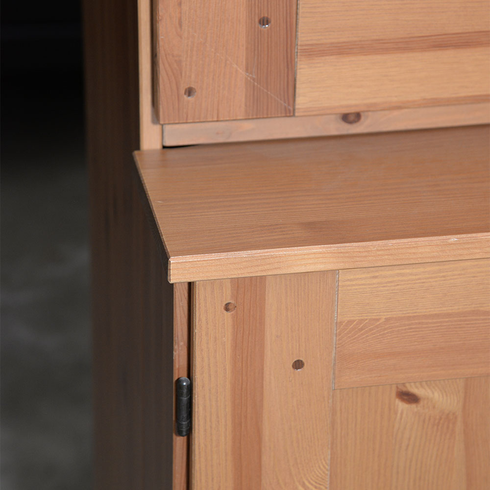 Pine Fall-Front Secretary Bookshelf