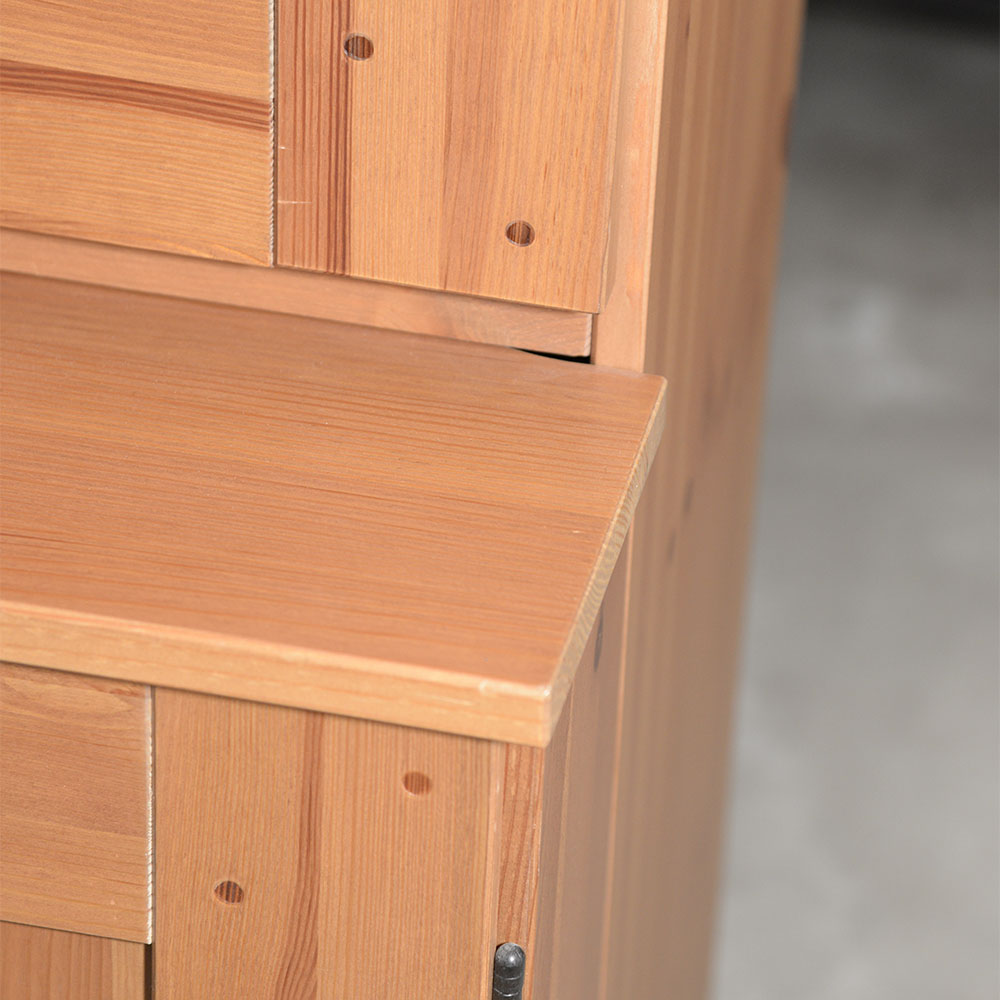 Pine Fall-Front Secretary Bookshelf