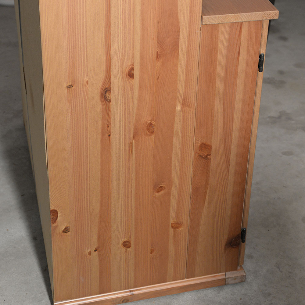 Pine Fall-Front Secretary Bookshelf