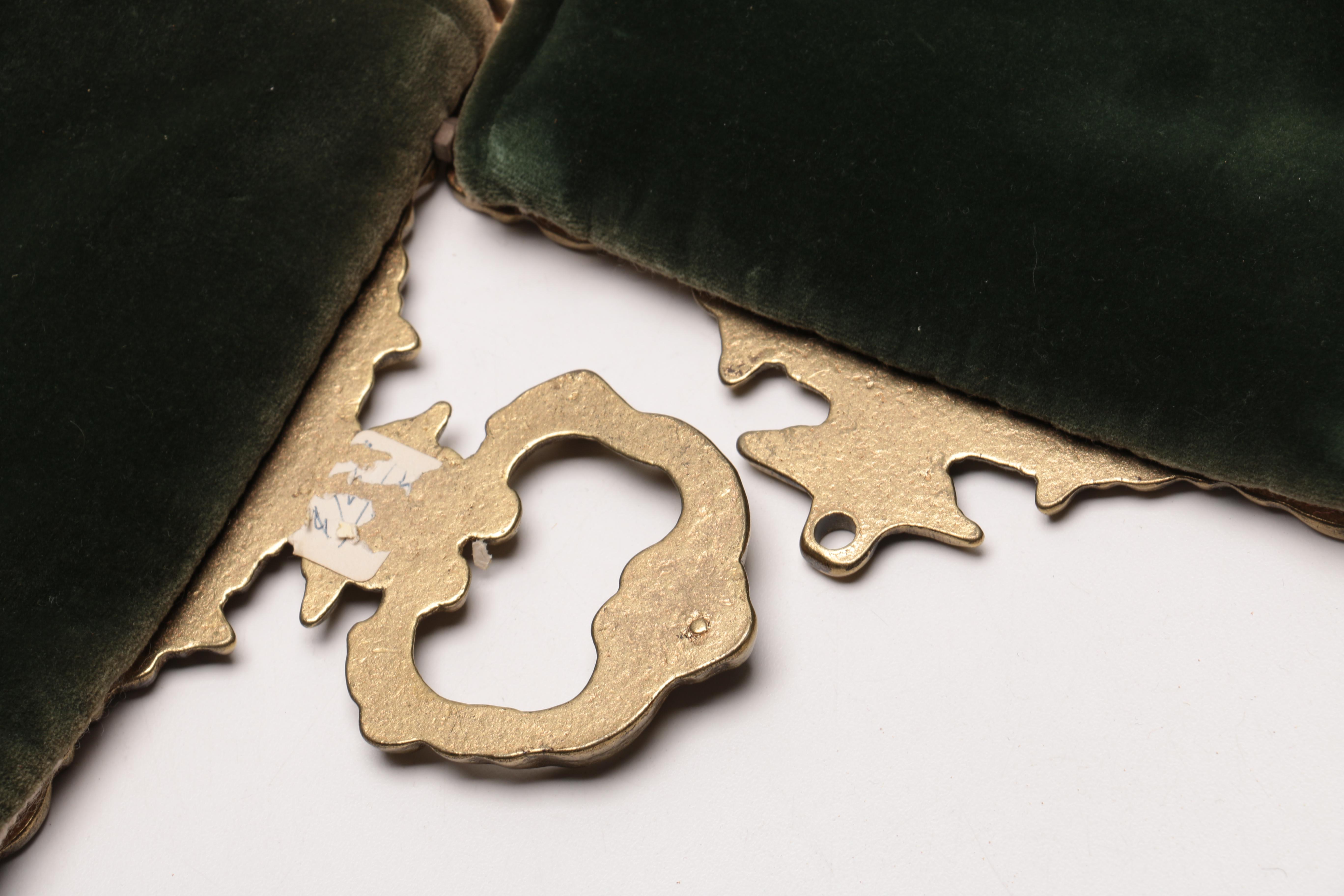 Vintage Embroidered Tapestry Handbag, Gloves and Kerchief