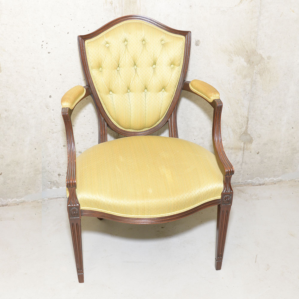 Federal Style Shield-Backed Occasional Chair