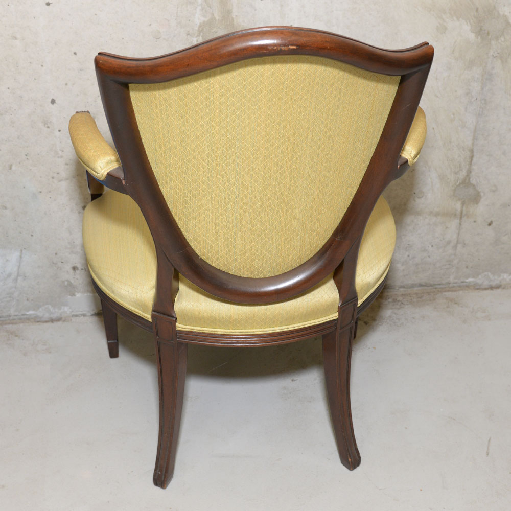 Federal Style Shield-Backed Occasional Chair