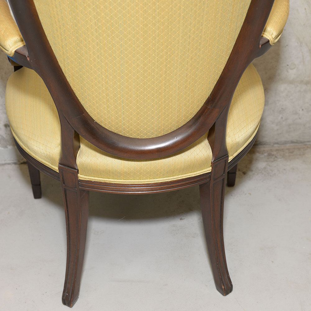 Federal Style Shield-Backed Occasional Chair
