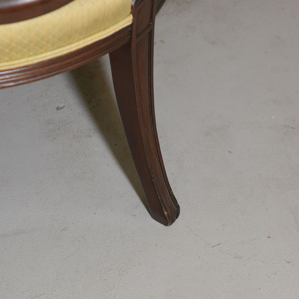 Federal Style Shield-Backed Occasional Chair