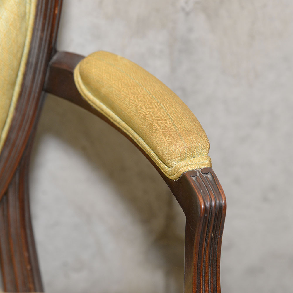 Federal Style Shield-Backed Occasional Chair