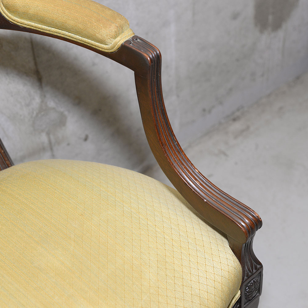 Federal Style Shield-Backed Occasional Chair