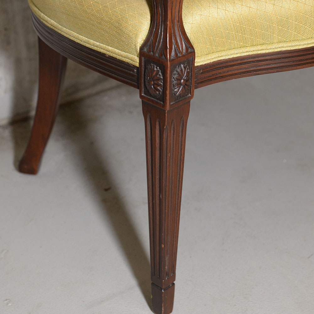 Federal Style Shield-Backed Occasional Chair