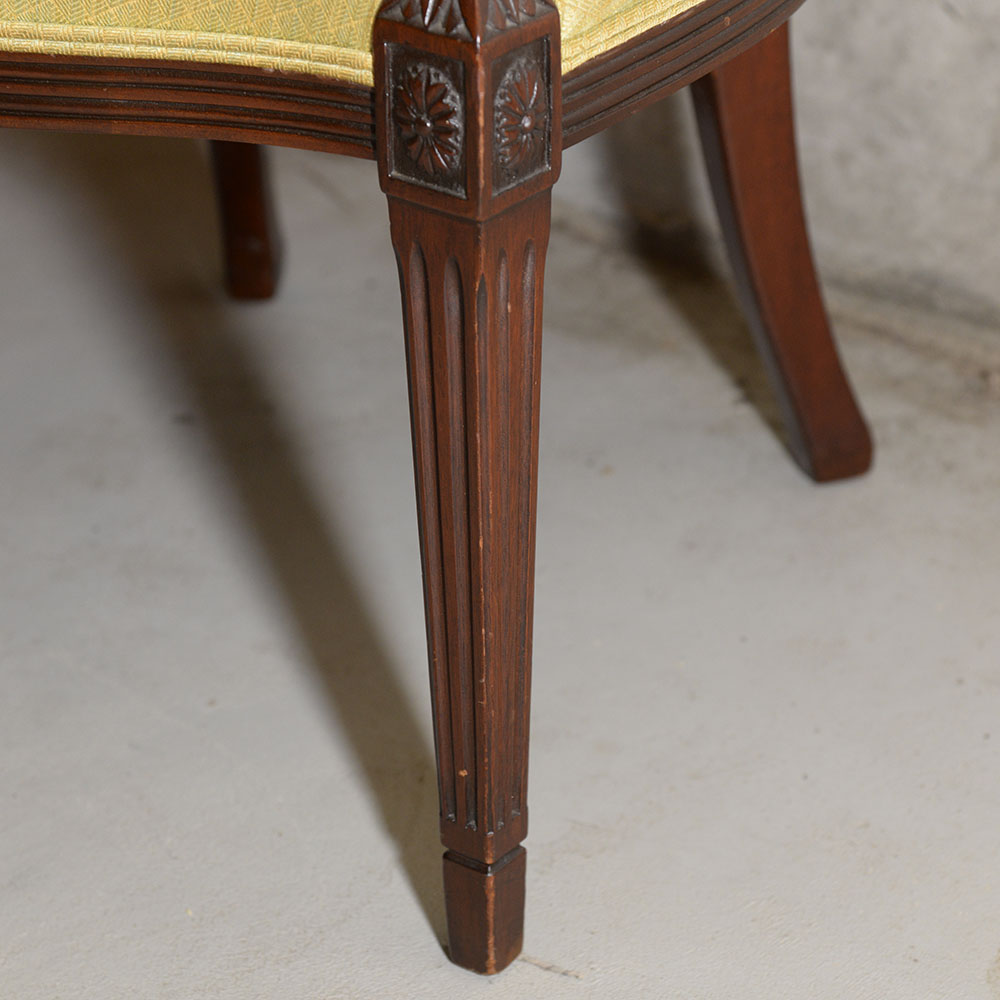 Federal Style Shield-Backed Occasional Chair