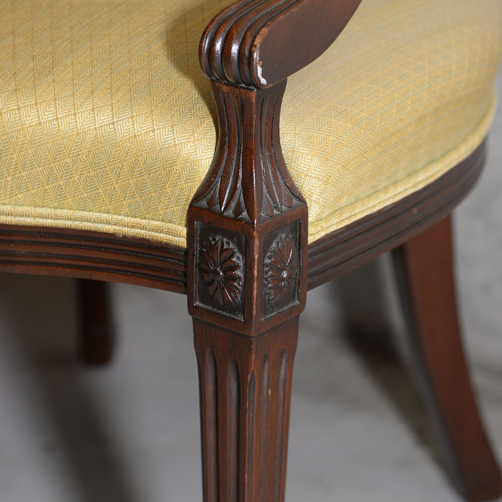 Federal Style Shield-Backed Occasional Chair