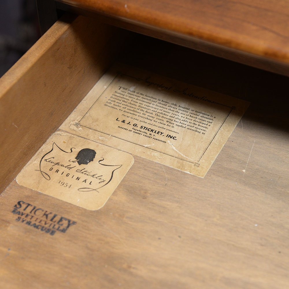 Vintage Cherry Side Cabinet by Leopold Stickley