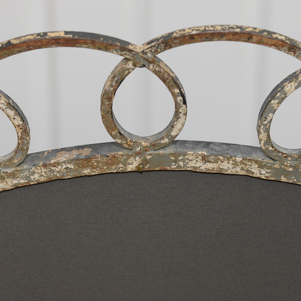 Wrought Iron Louis XV Style Armchair