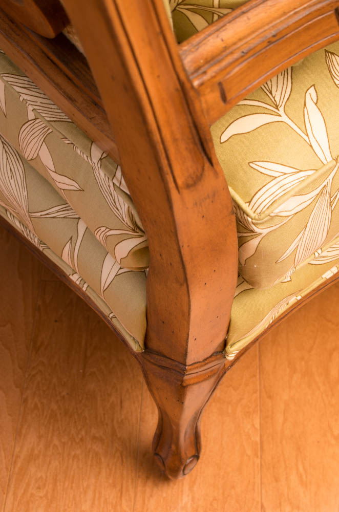 Two French Style Arm Chairs by Robb & Stucky