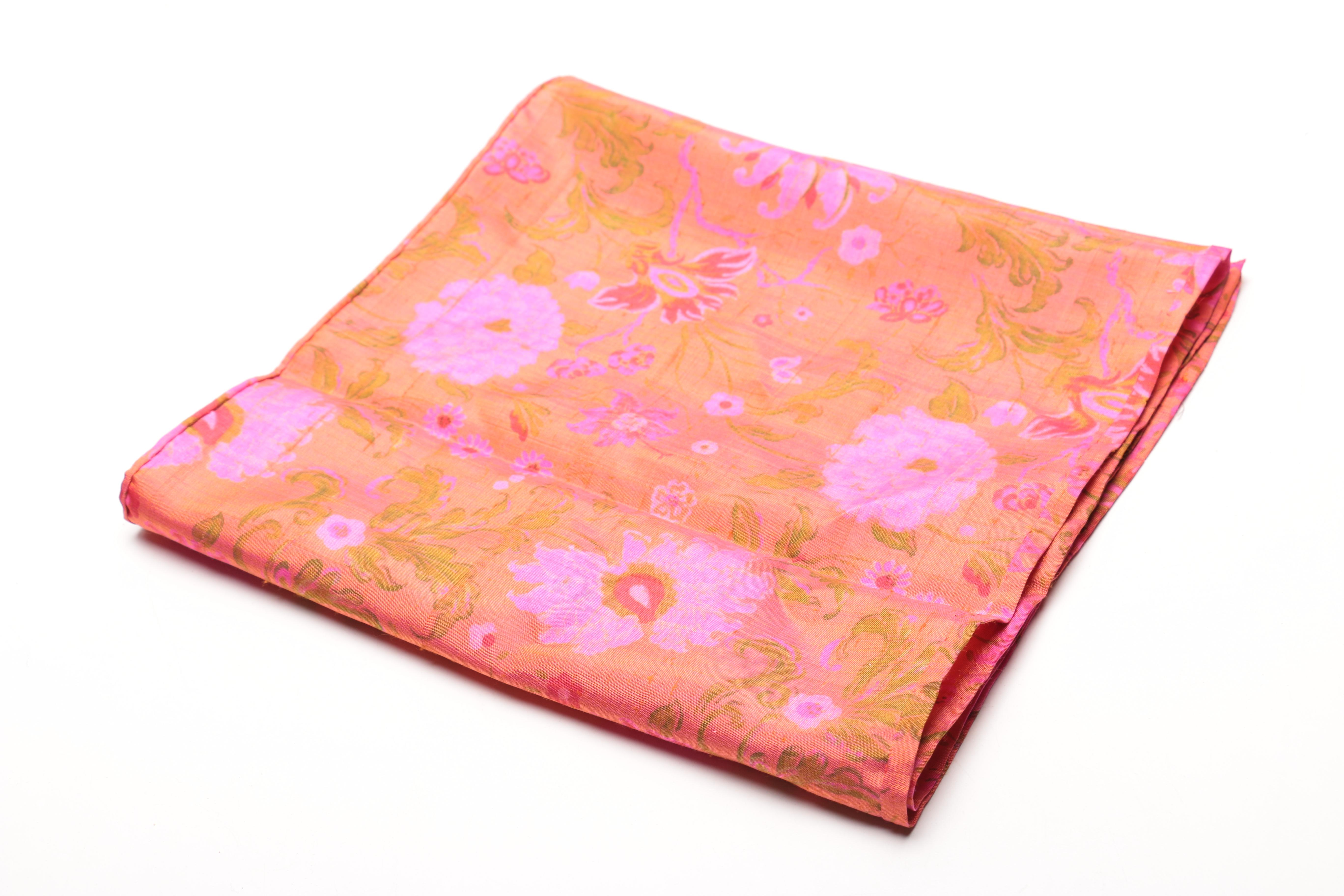 Hand Printed Silk Scarves