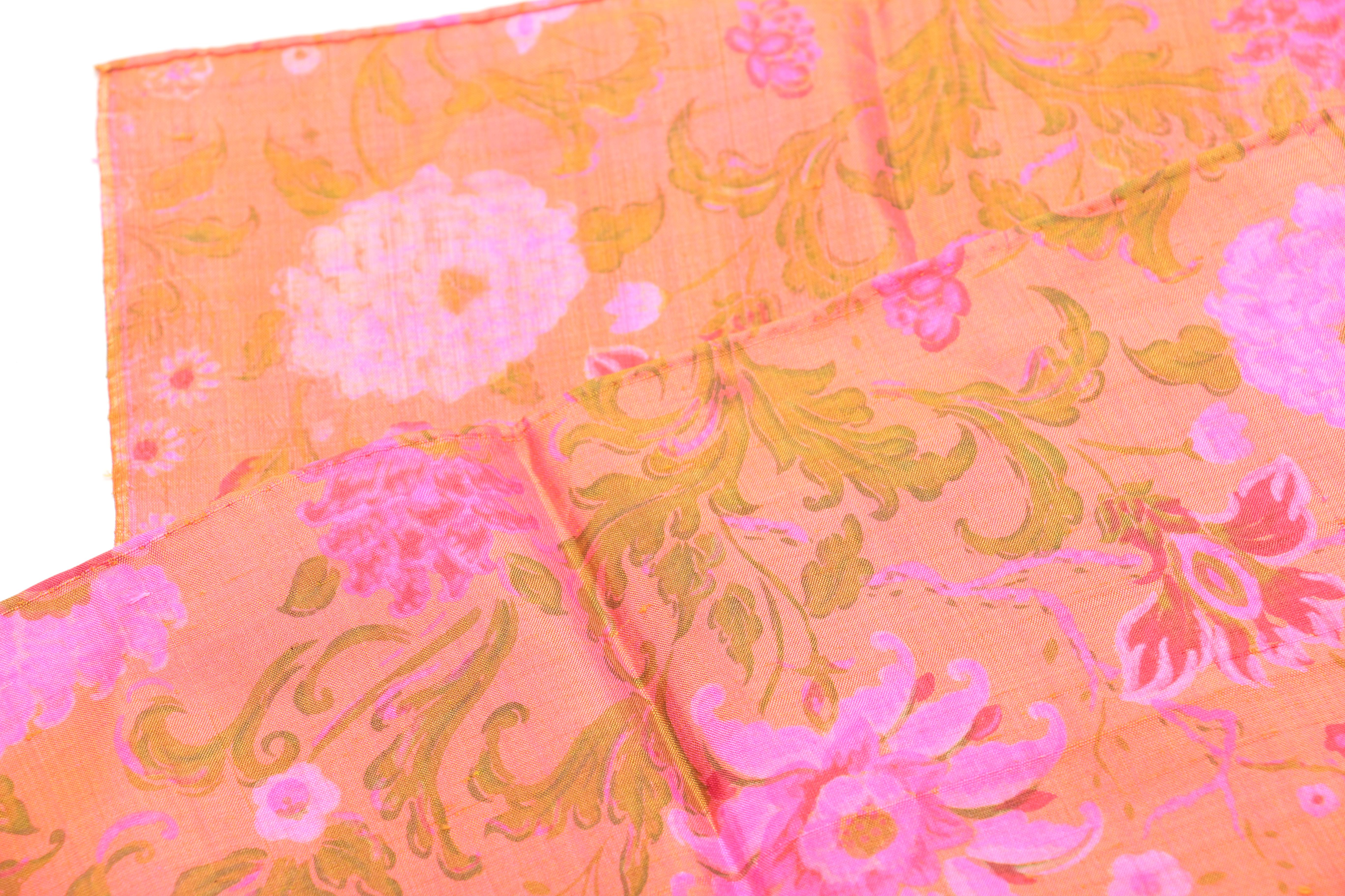 Hand Printed Silk Scarves