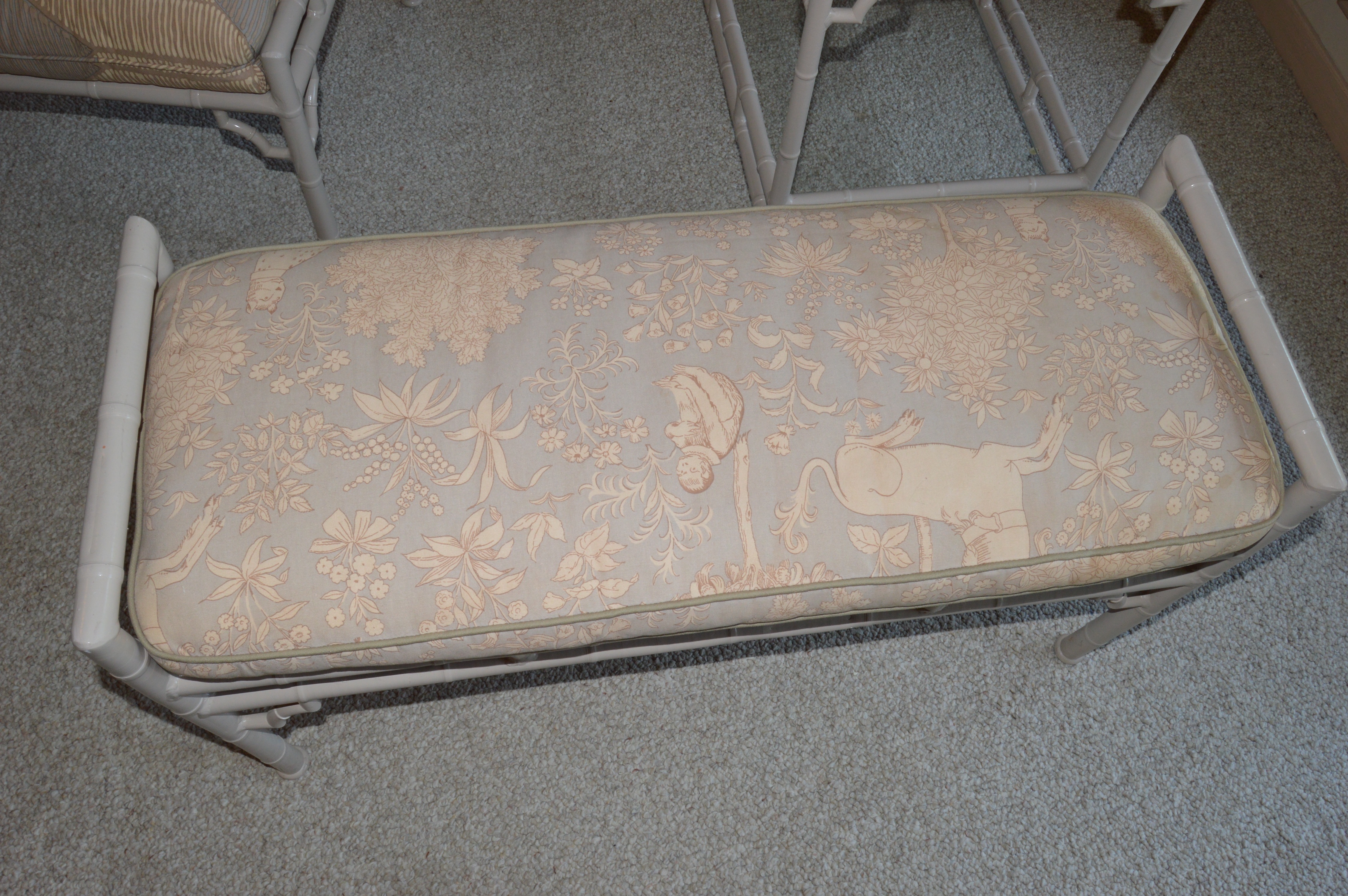 Vintage Faux Bamboo Outdoor Furniture by Meadowcraft