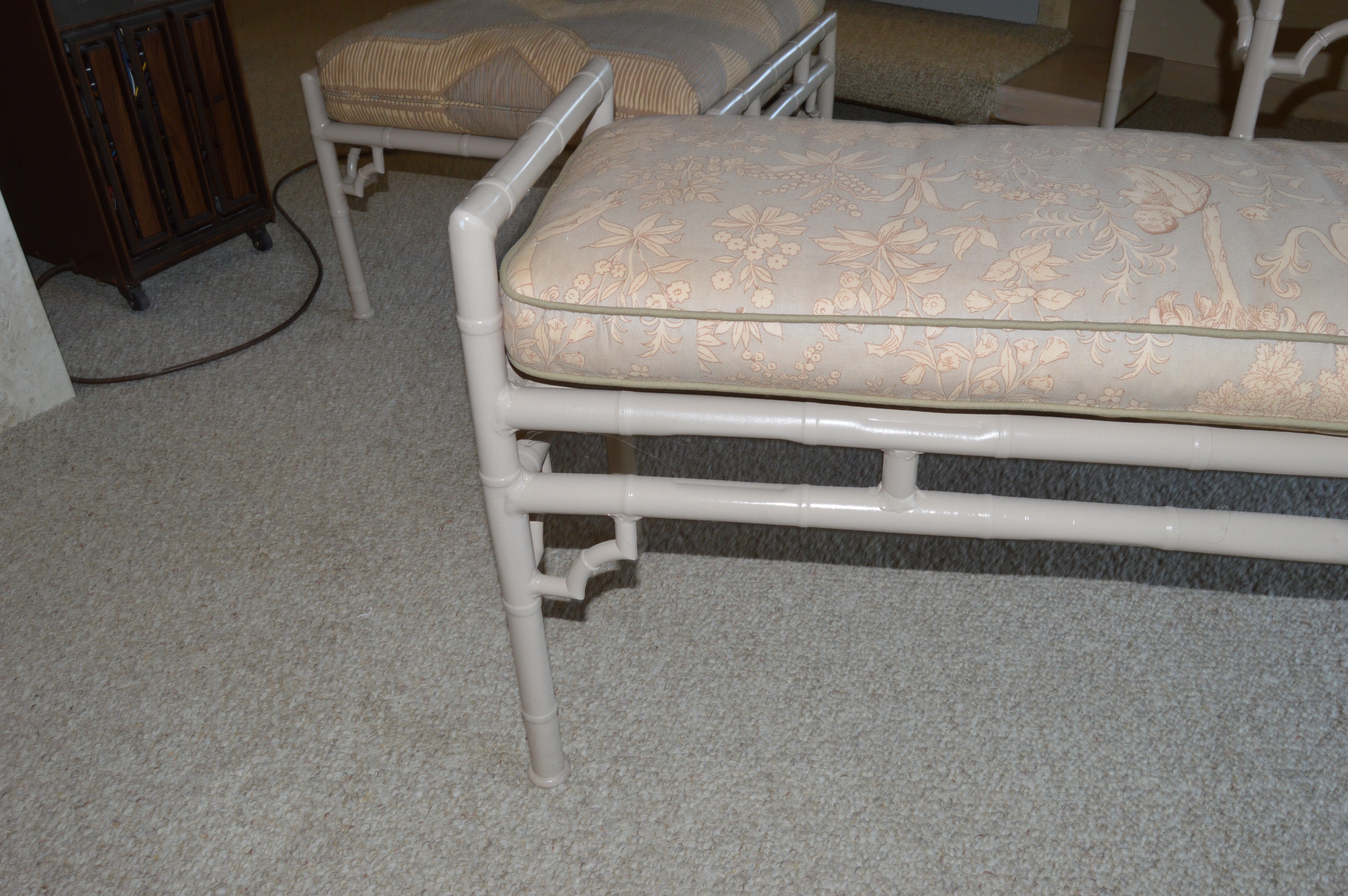 Vintage Faux Bamboo Outdoor Furniture by Meadowcraft