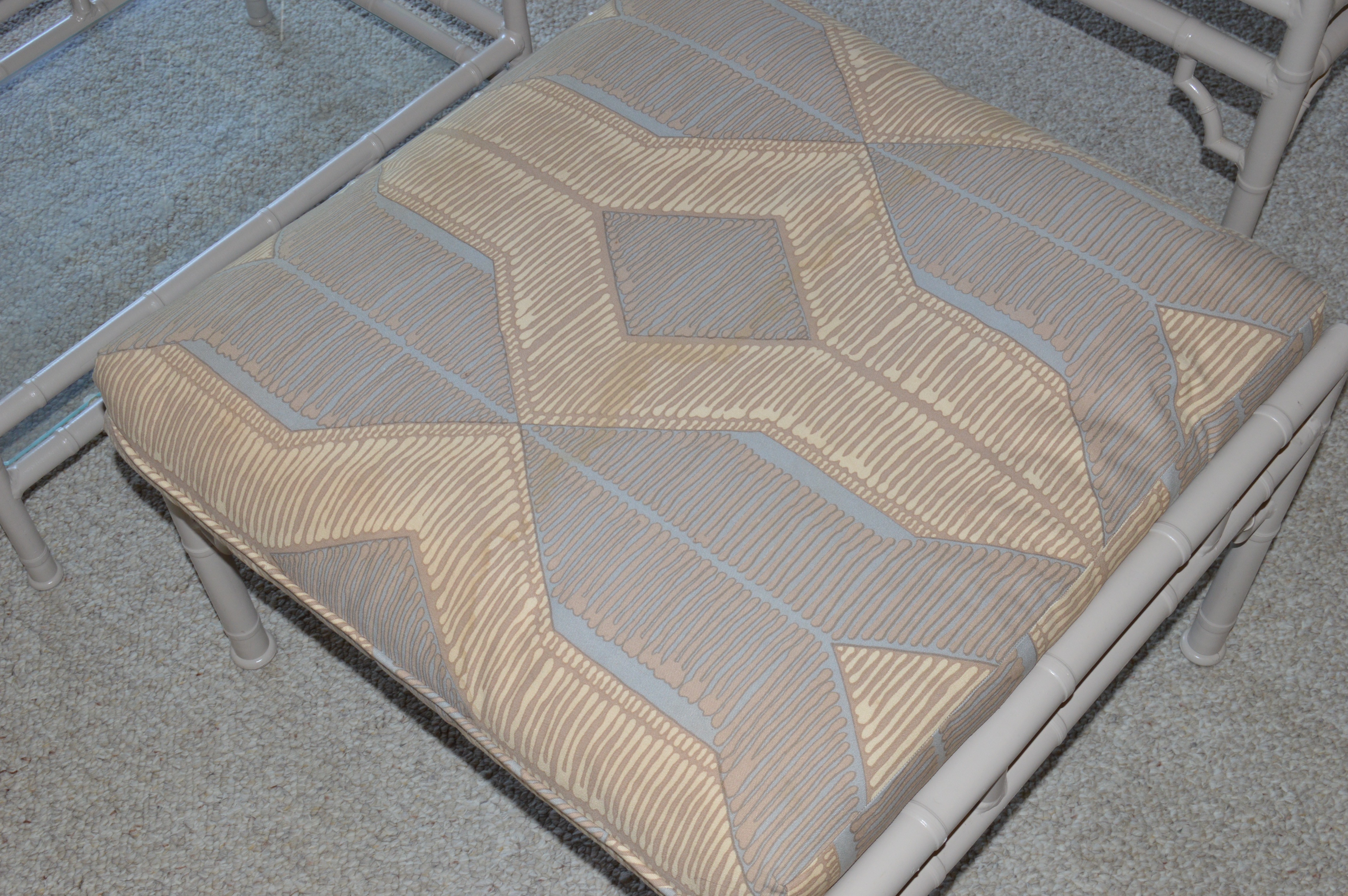 Vintage Faux Bamboo Outdoor Furniture by Meadowcraft