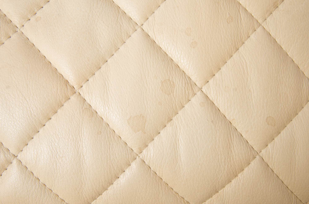 Ivory Leather Sofa by Hancock & Moore