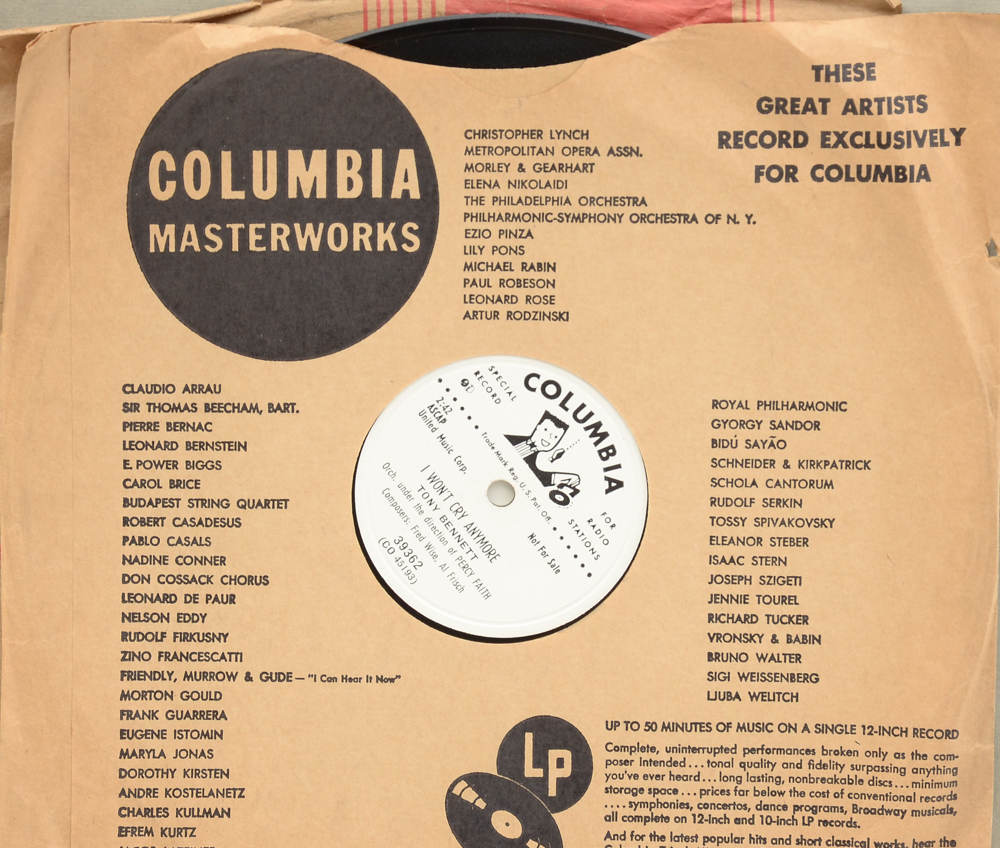 Brunswick Model 210 Oak Phonograph with Records