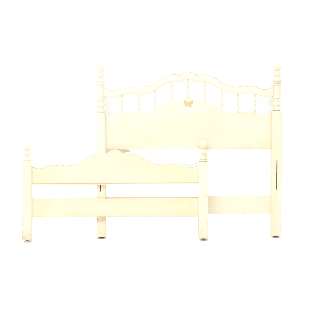 Vintage Ethan Allen Twin Bed Frame EBTH